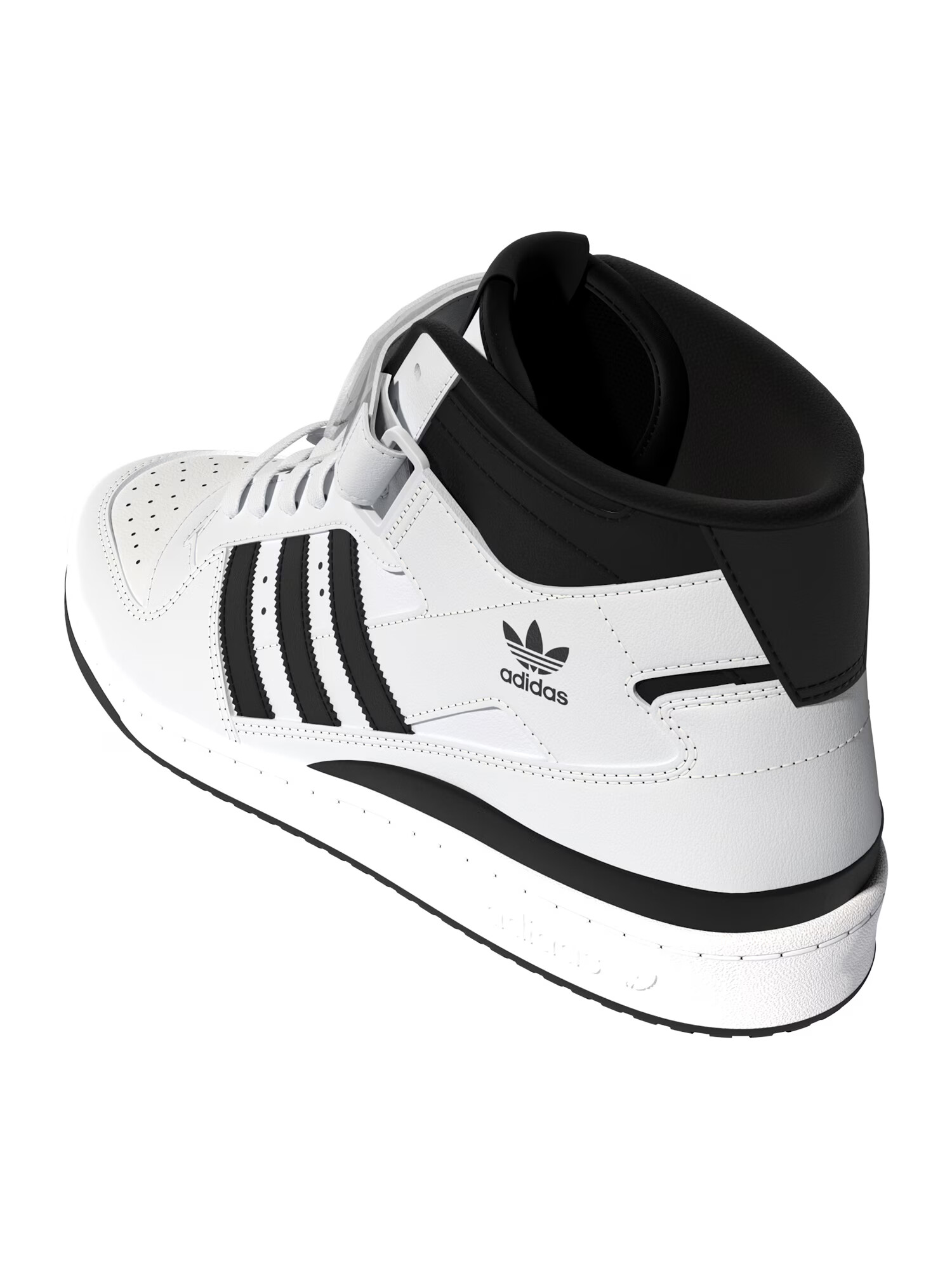 ADIDAS ORIGINALS Sneaker înalt 'Forum Mid' negru / alb - Pled.ro