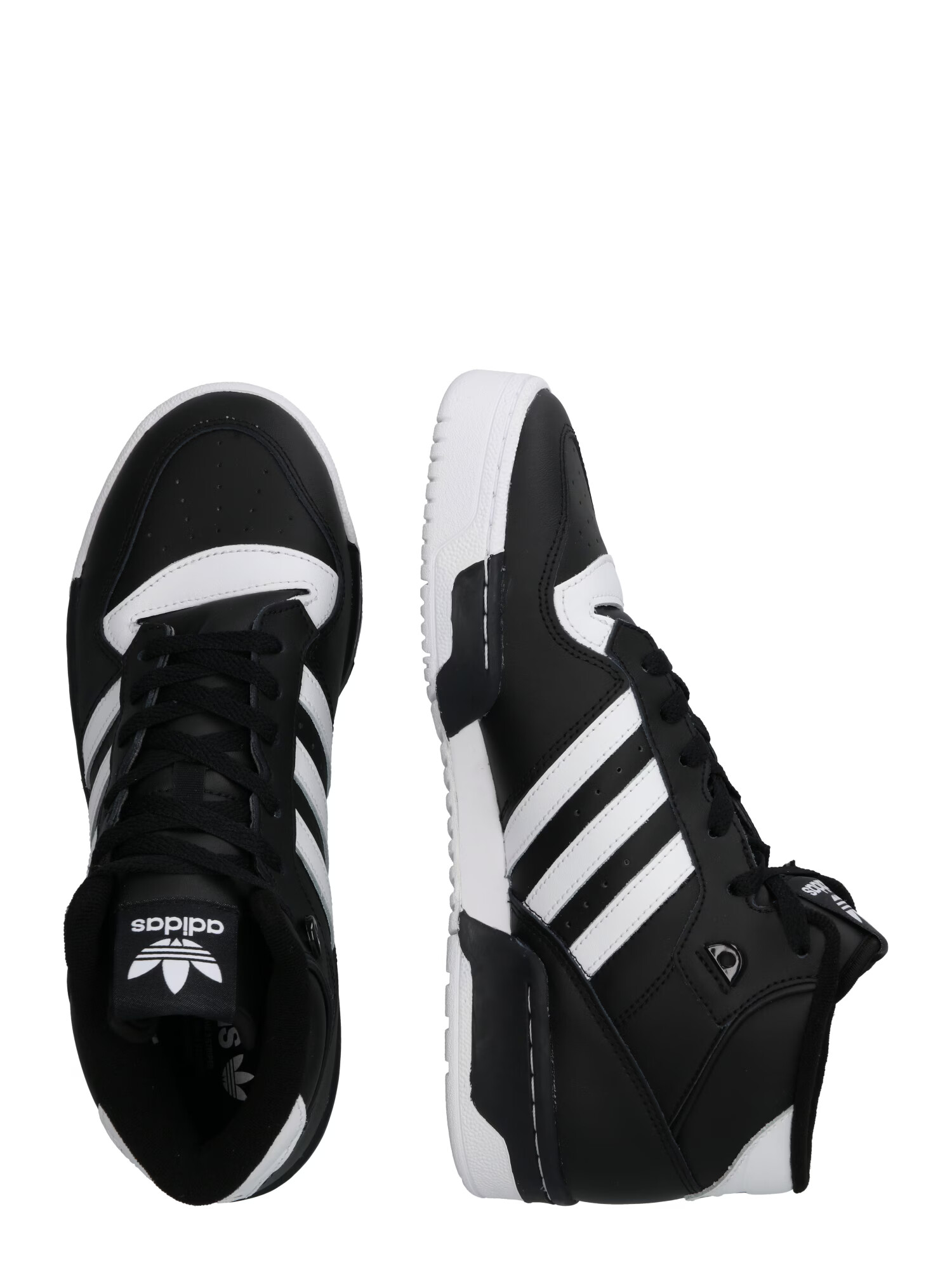 ADIDAS ORIGINALS Sneaker înalt 'Rivalry Mid' negru / alb - Pled.ro