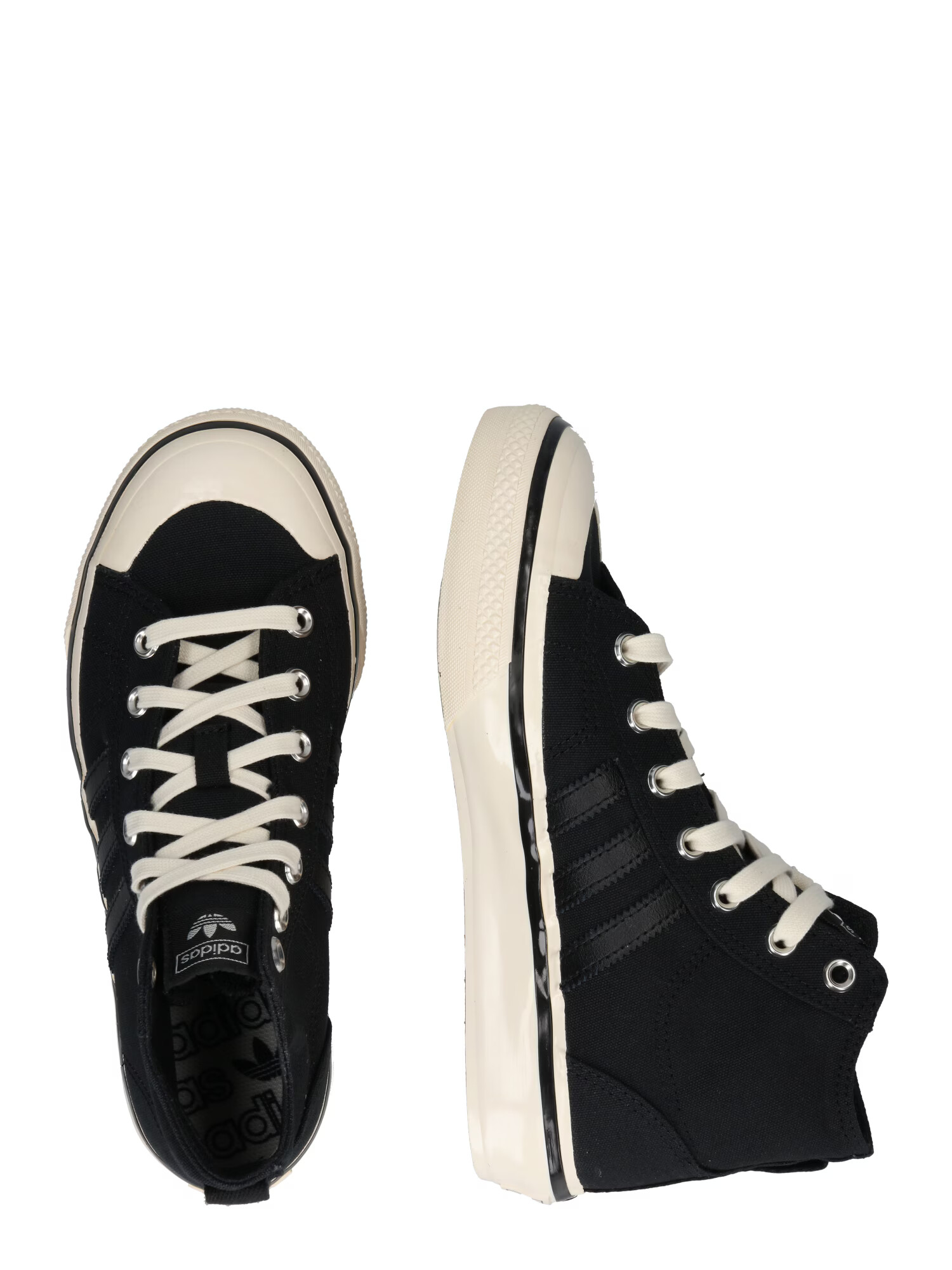 ADIDAS ORIGINALS Sneaker înalt 'Nizza Hi Rf 74' bej / negru - Pled.ro