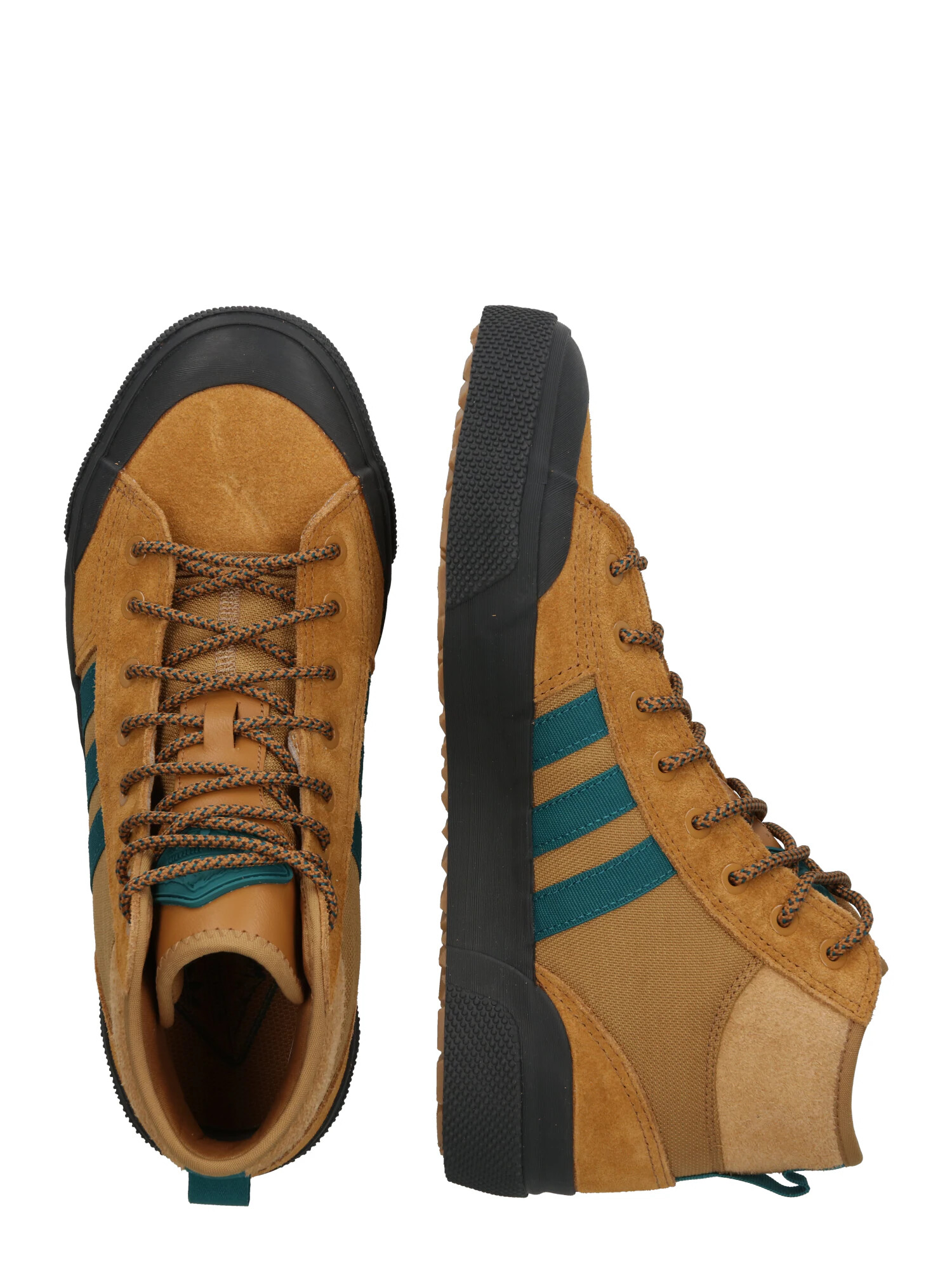 ADIDAS ORIGINALS Sneaker înalt 'Nizza' maro caramel / verde petrol - Pled.ro