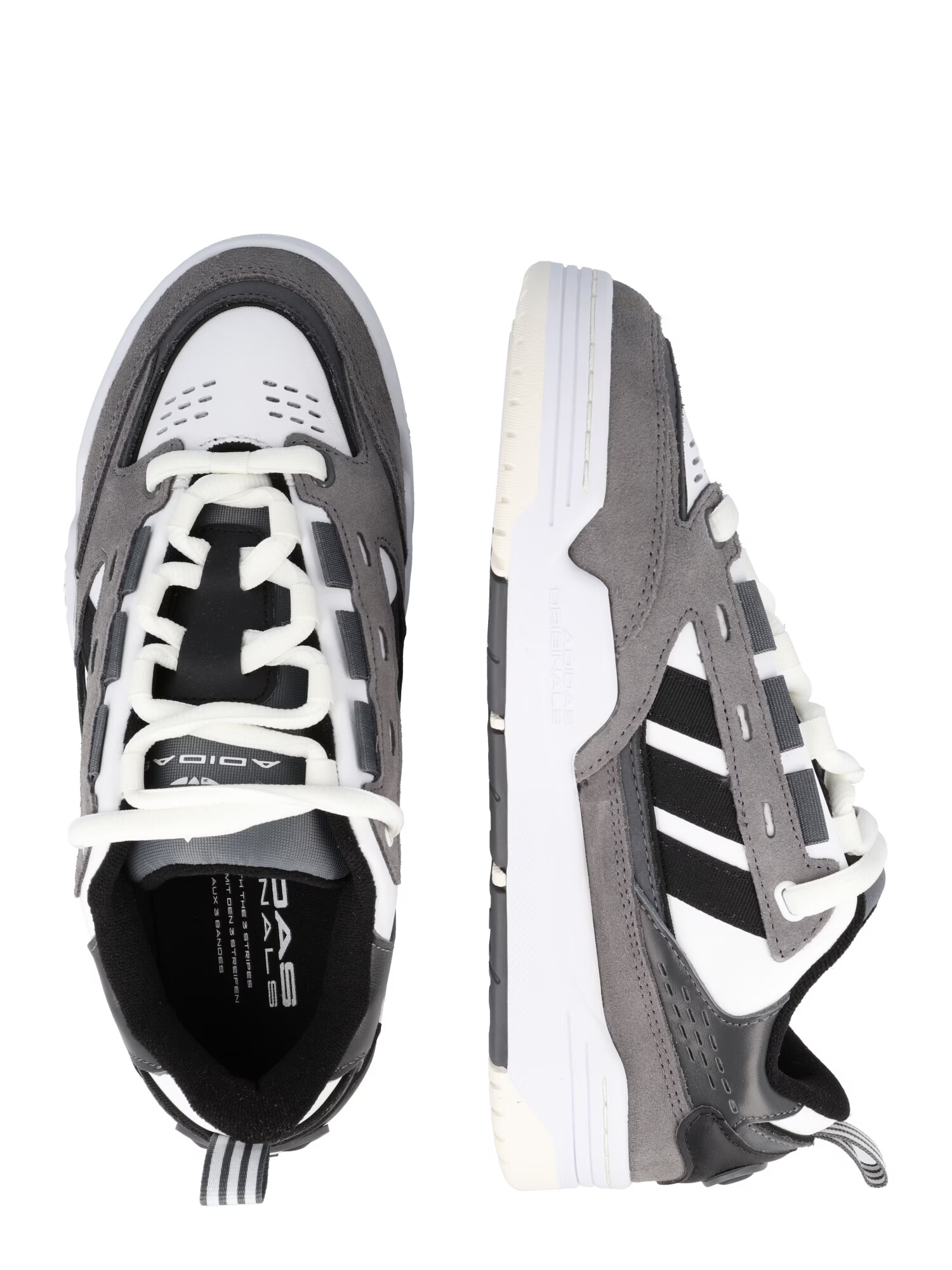 ADIDAS ORIGINALS Sneaker low 'Adi2000' gri / gri închis / negru / alb - Pled.ro