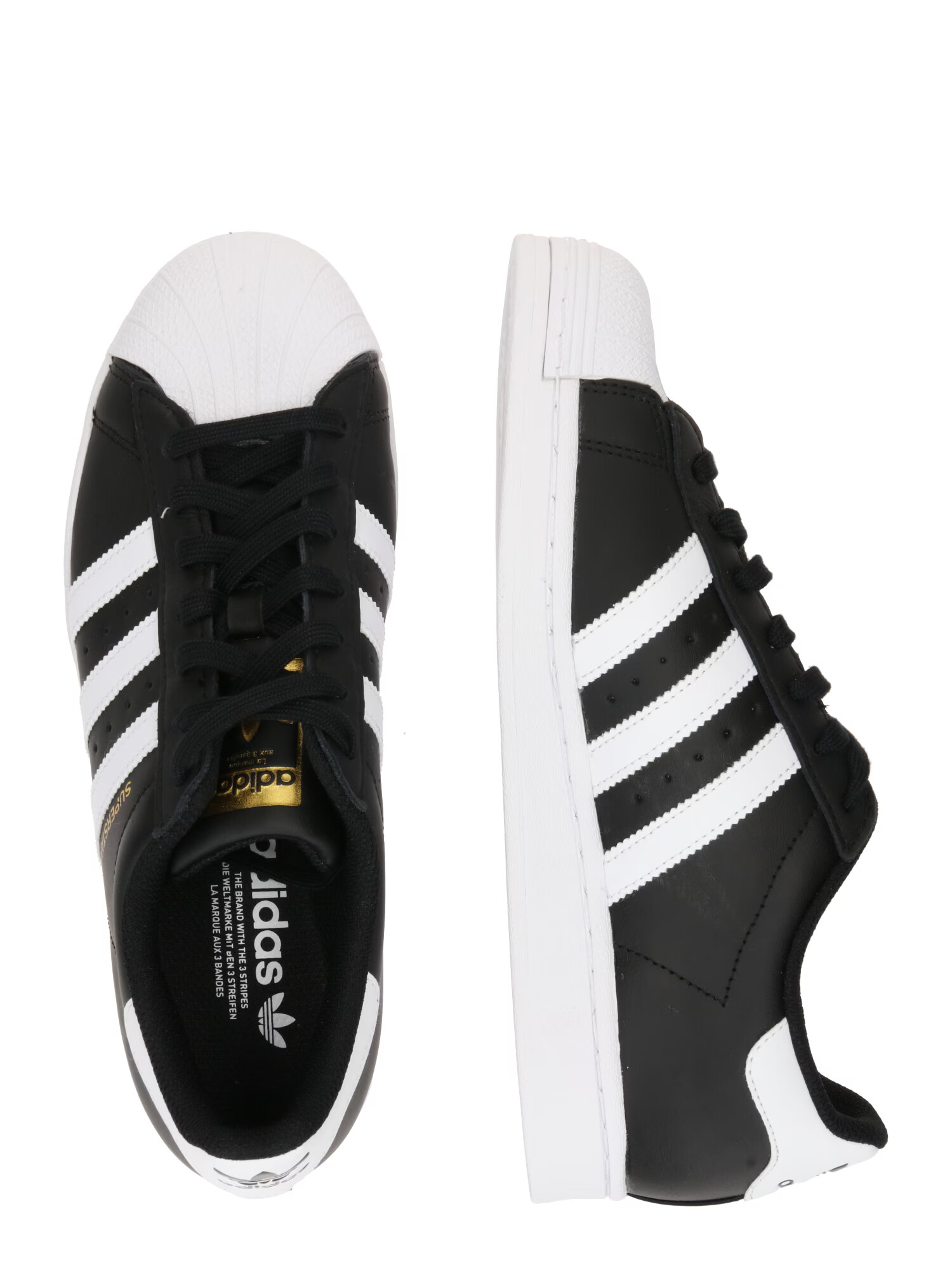 ADIDAS ORIGINALS Sneaker low 'Superstar' auriu / negru / alb - Pled.ro