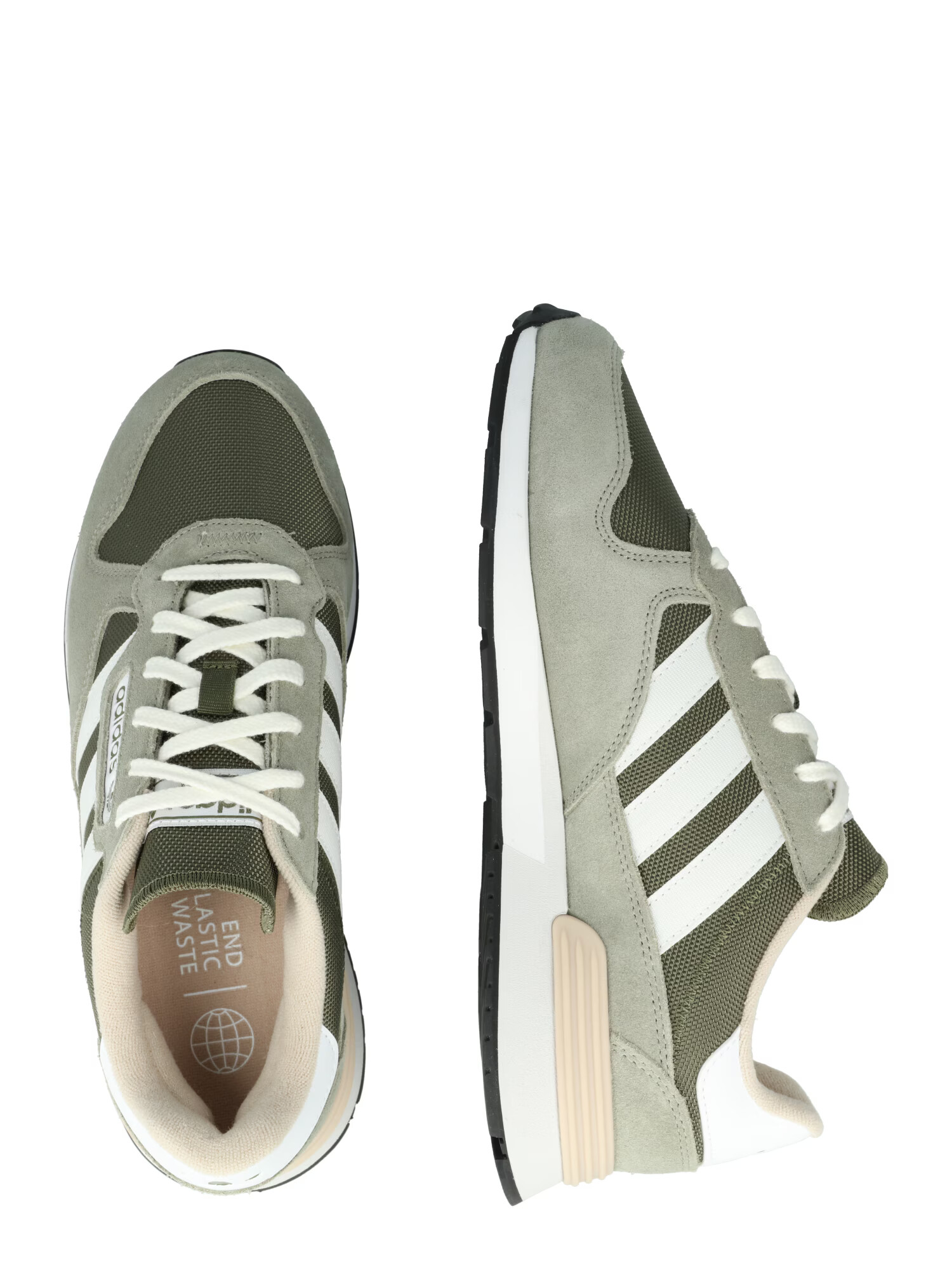 ADIDAS ORIGINALS Sneaker low 'Treziod 2' bej / verde / verde pastel / alb - Pled.ro