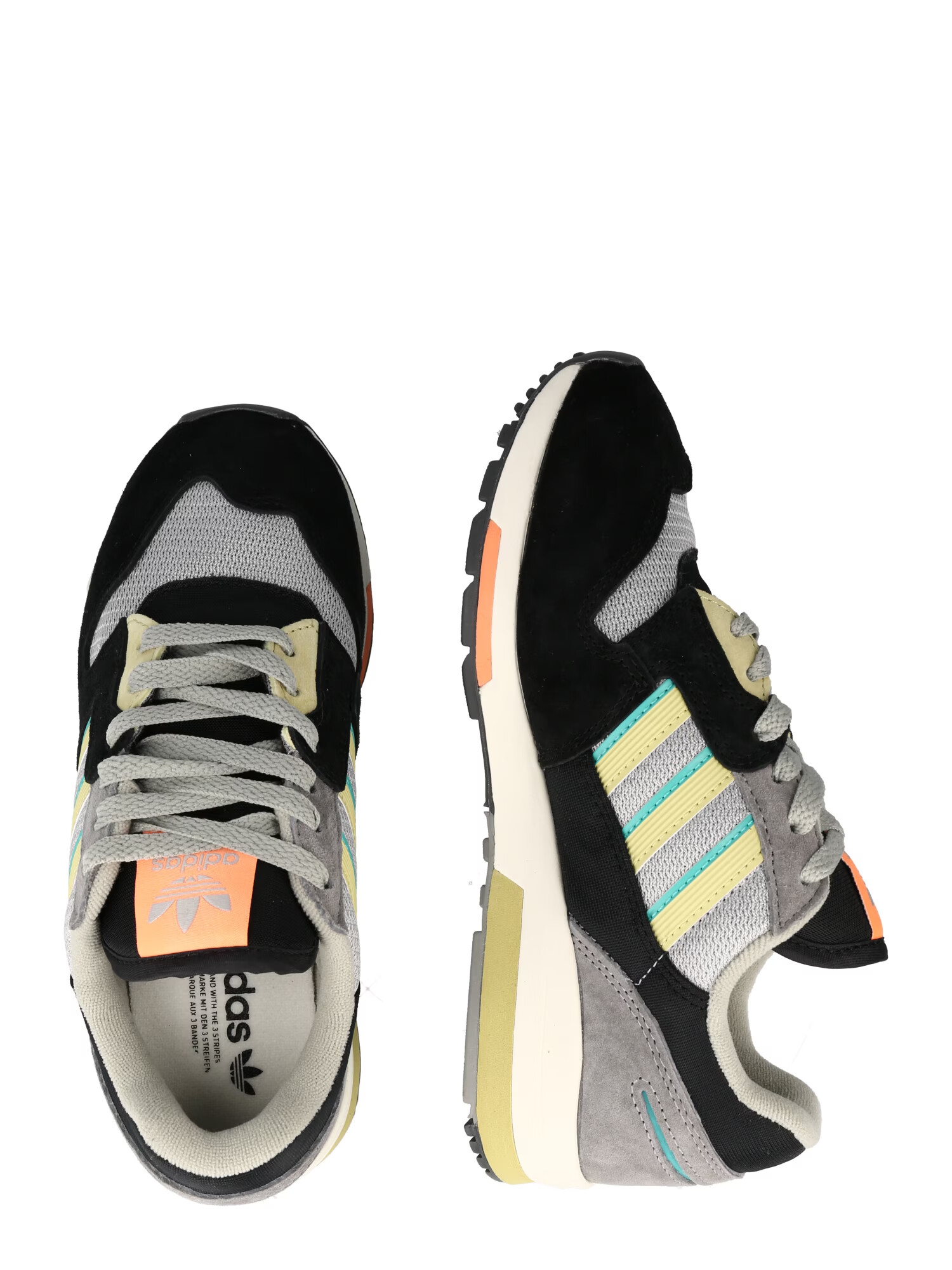 ADIDAS ORIGINALS Sneaker low 'Zx 420' galben / gri / verde jad / negru - Pled.ro