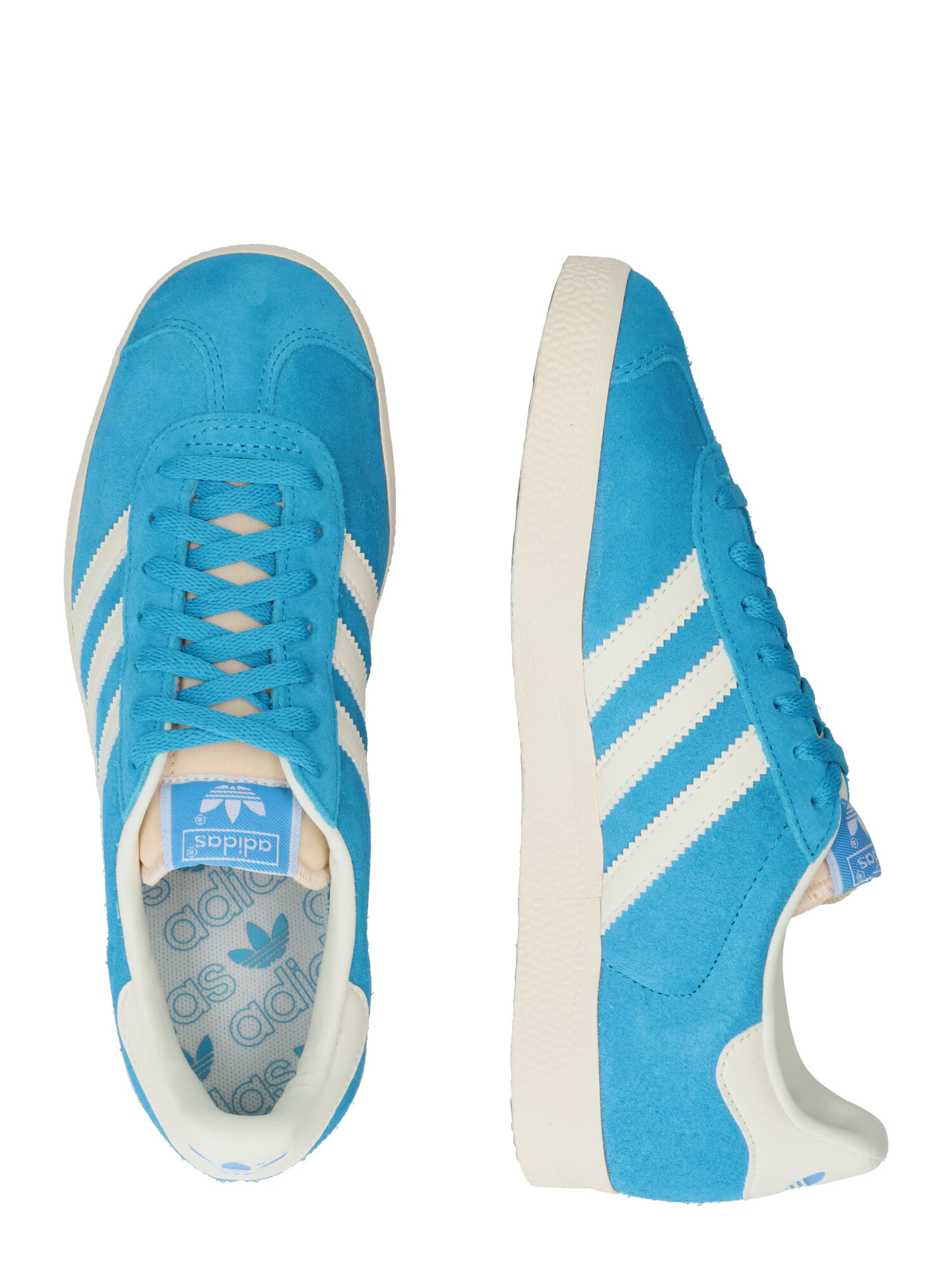 ADIDAS ORIGINALS Sneaker low 'Gazelle' cyan / alb - Pled.ro