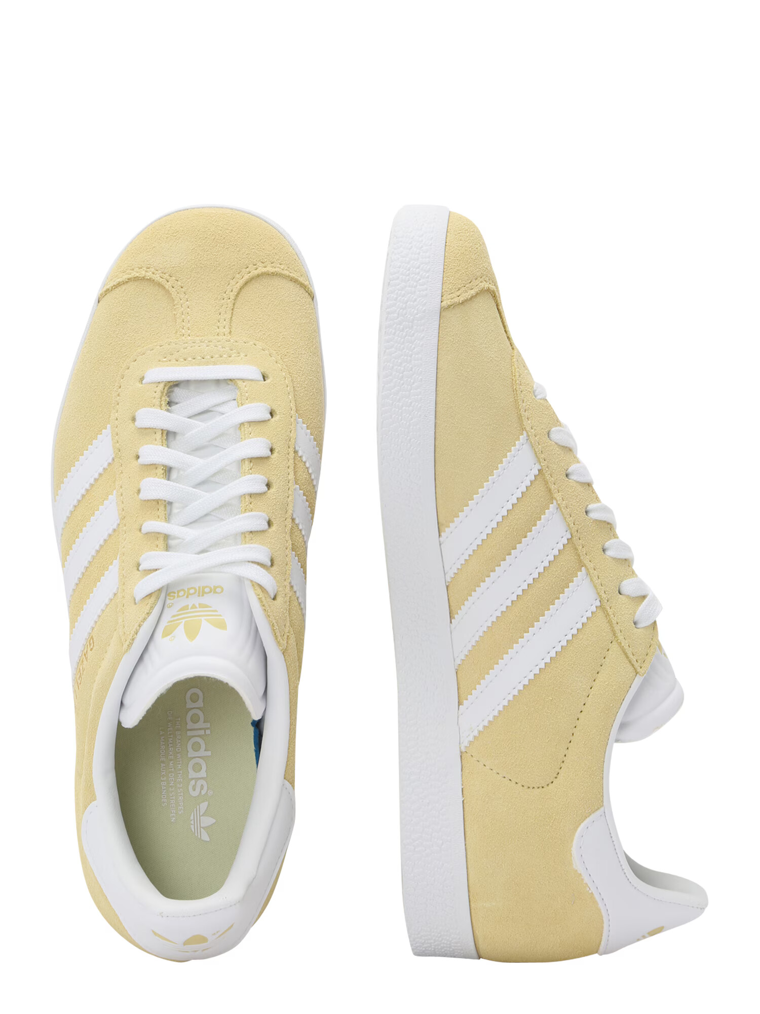 ADIDAS ORIGINALS Sneaker low 'Gazelle' galben deschis / alb - Pled.ro