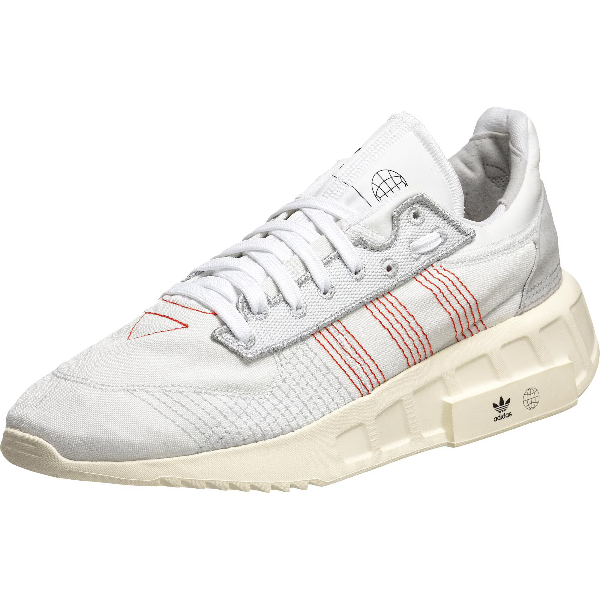 ADIDAS ORIGINALS Sneaker low 'Geodiver' roșu / negru / alb - Pled.ro