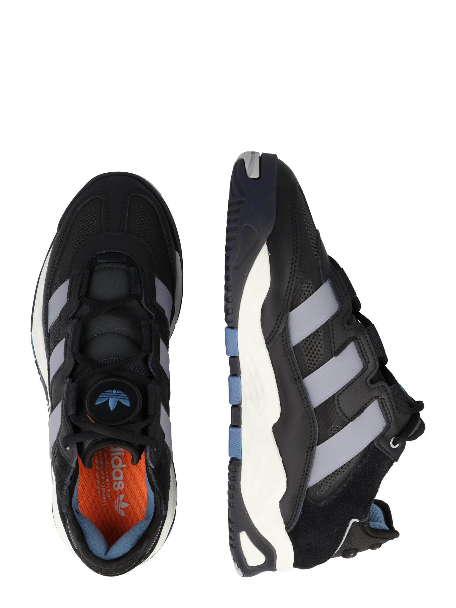 ADIDAS ORIGINALS Sneaker low 'Niteball' gri deschis / negru - Pled.ro