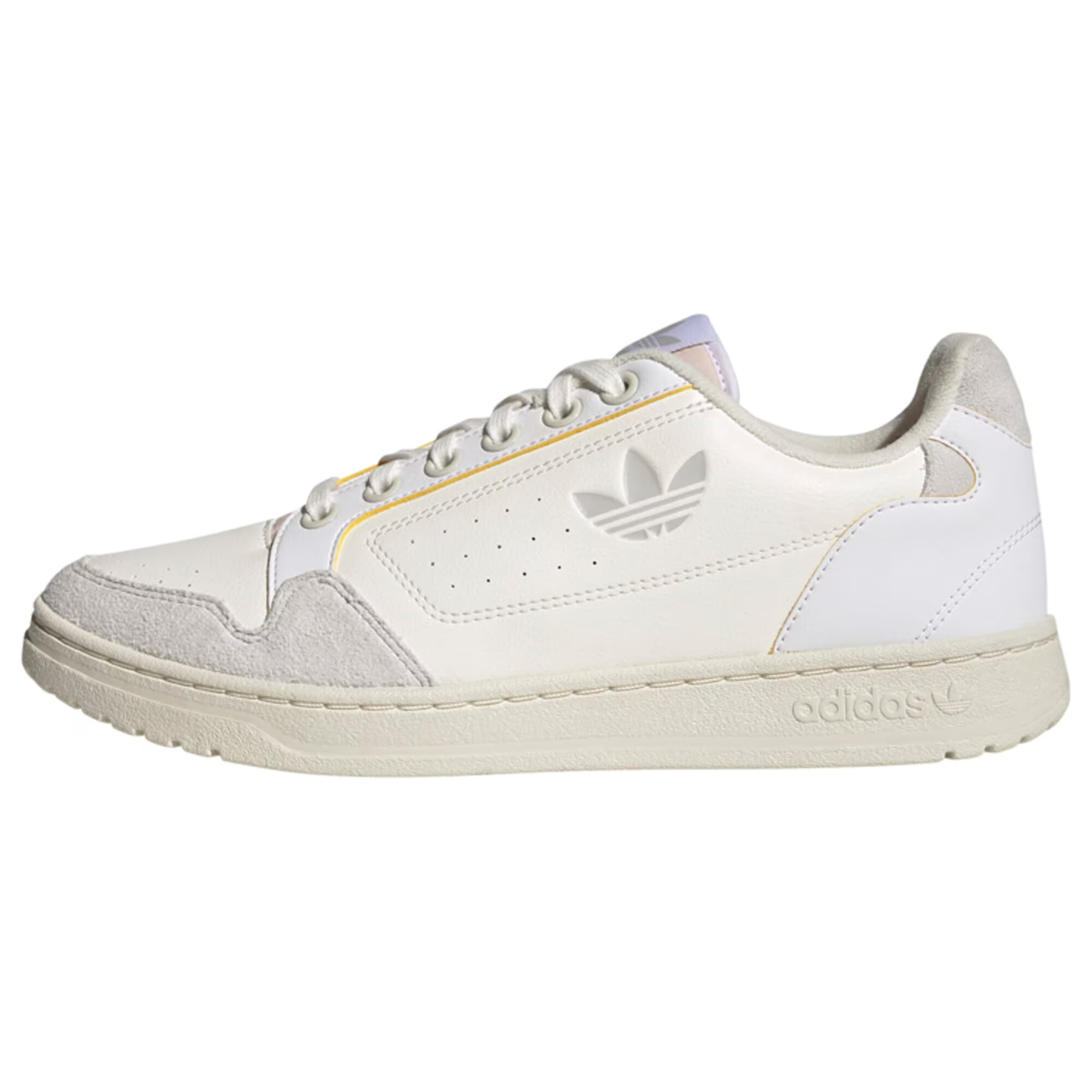 ADIDAS ORIGINALS Sneaker low 'Ny 90' bej deschis / galben / mov pastel / alb - Pled.ro