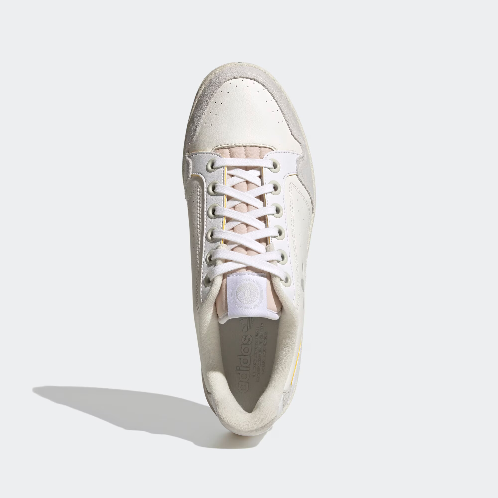 ADIDAS ORIGINALS Sneaker low 'Ny 90' bej deschis / galben / mov pastel / alb - Pled.ro