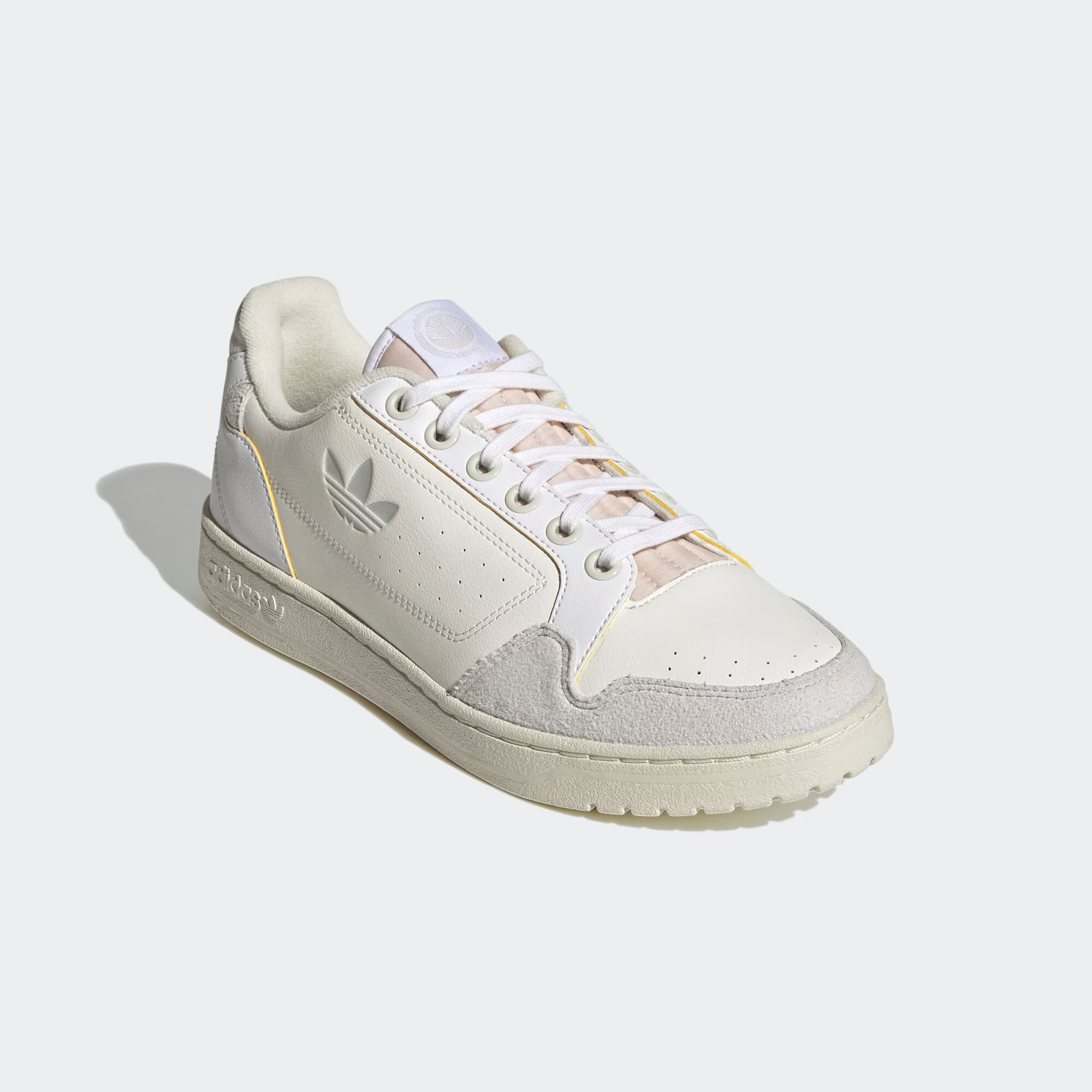 ADIDAS ORIGINALS Sneaker low 'Ny 90' bej deschis / galben / mov pastel / alb - Pled.ro