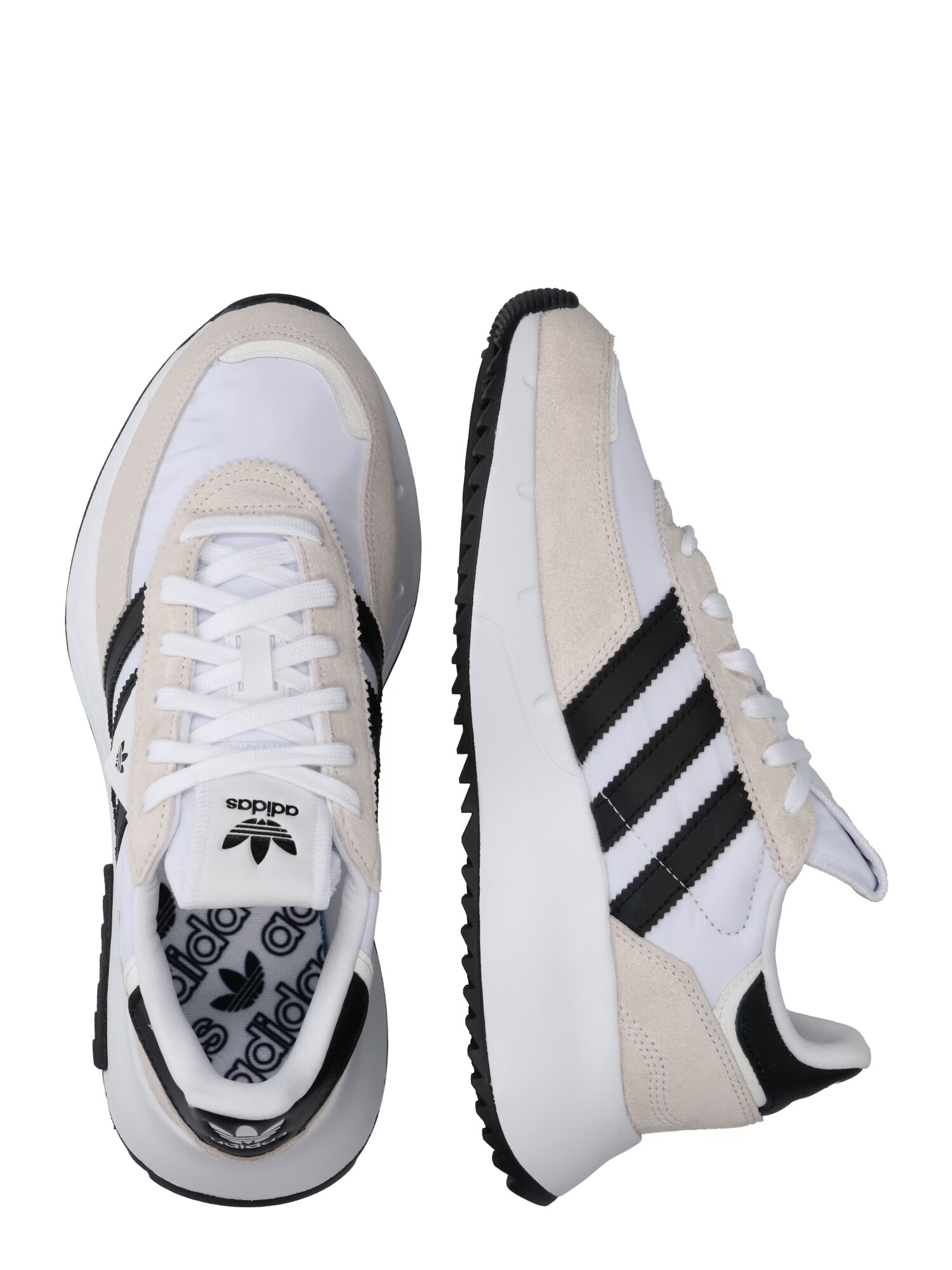 ADIDAS ORIGINALS Sneaker low 'Retropy F2' bej / negru / alb - Pled.ro