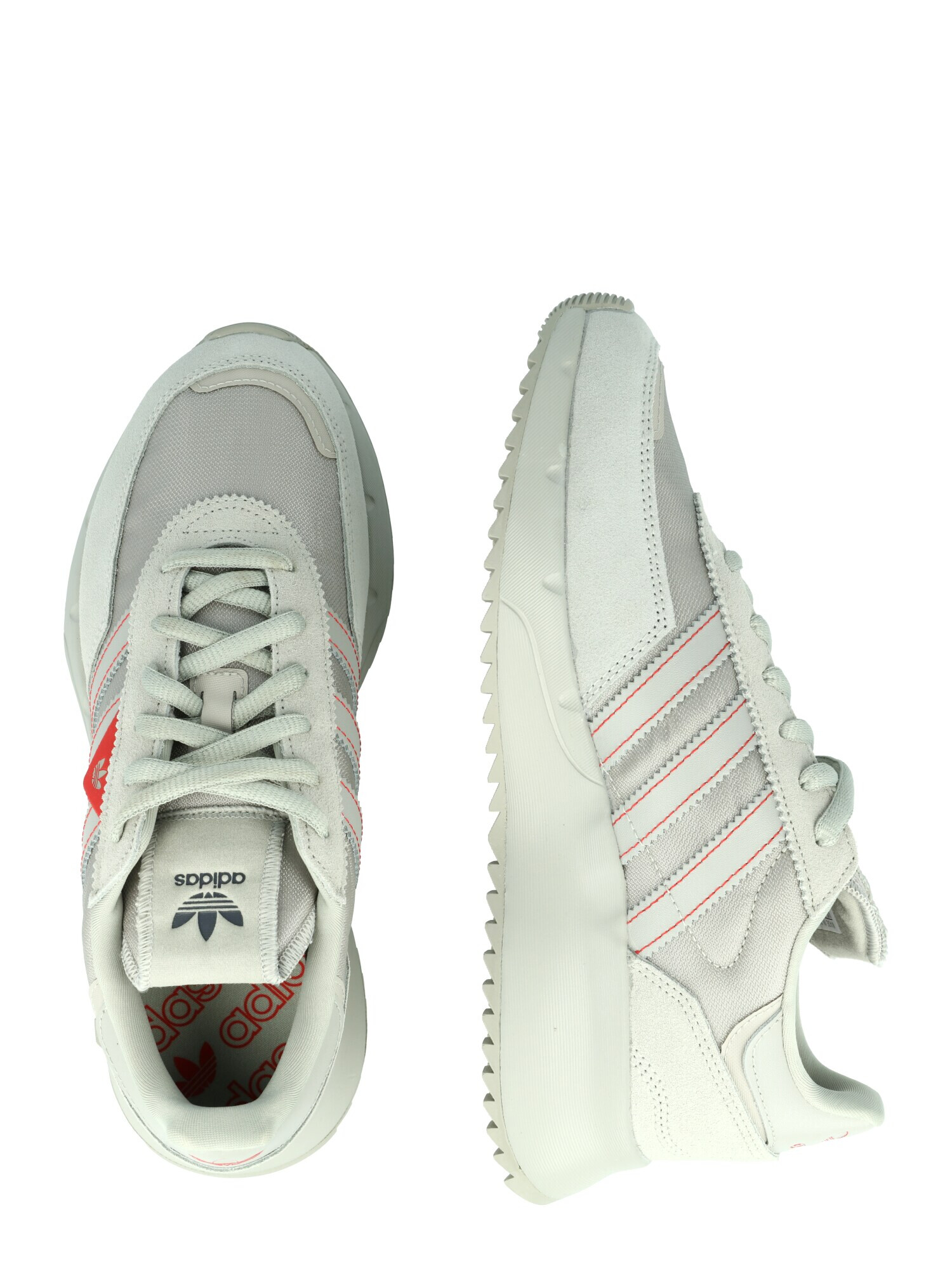 ADIDAS ORIGINALS Sneaker low 'RETROPY F2' gri / portocaliu homar - Pled.ro