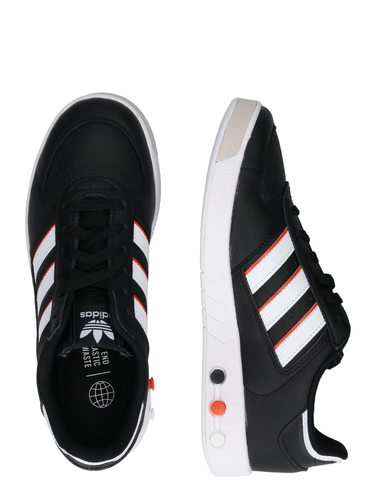 ADIDAS ORIGINALS Sneaker low 'G.S. Court' roșu intens / negru / alb - Pled.ro