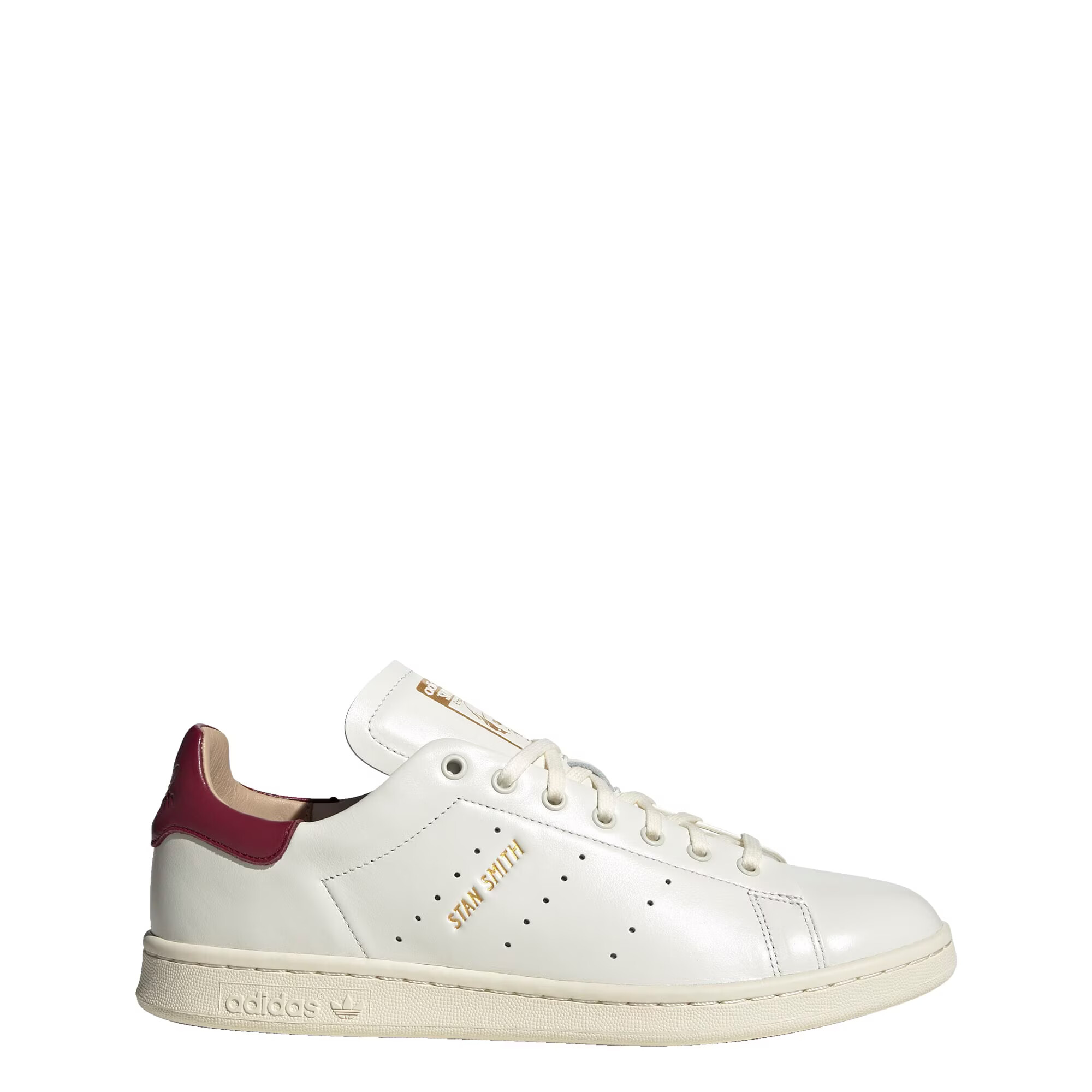 ADIDAS ORIGINALS Sneaker low 'Stan Smith' auriu / roșu bordeaux / alb murdar - Pled.ro