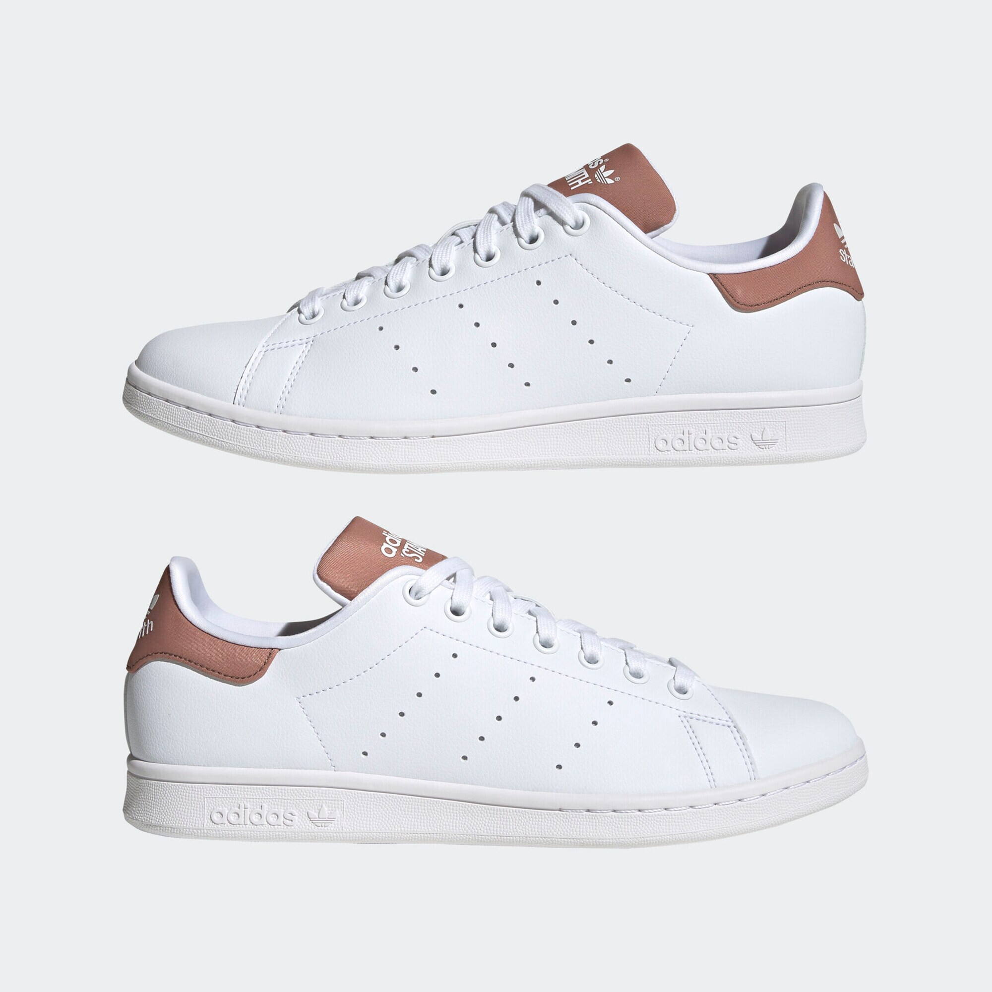 ADIDAS ORIGINALS Sneaker low 'Stan Smith' maro / alb - Pled.ro