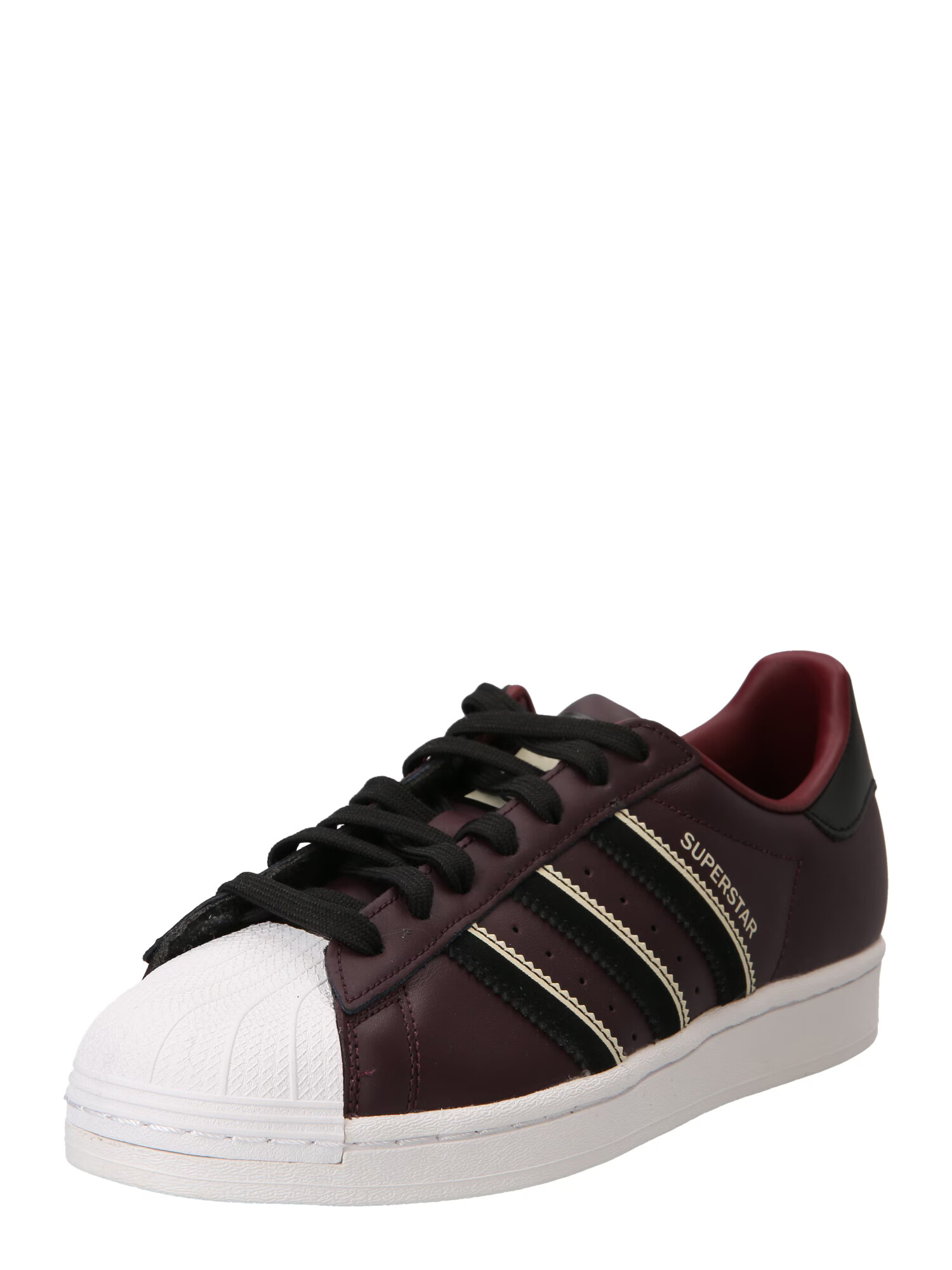 ADIDAS ORIGINALS Sneaker low 'Superstar' maro pueblo / negru / alb - Pled.ro