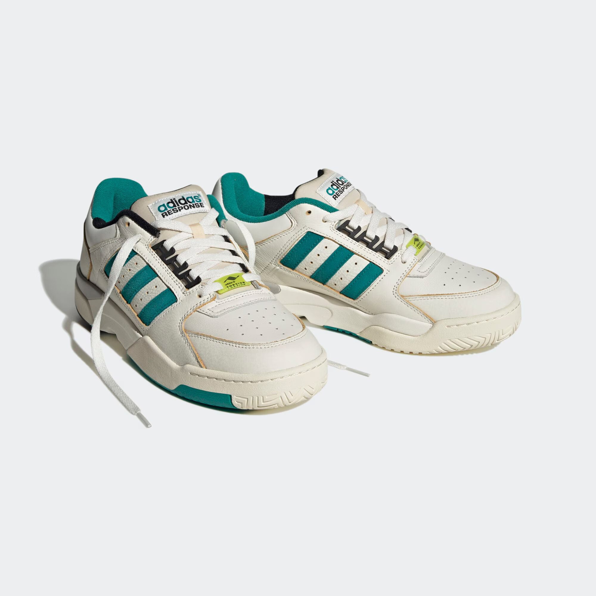 ADIDAS ORIGINALS Sneaker low 'TORSION TENNIS LO ' verde jad / alb - Pled.ro