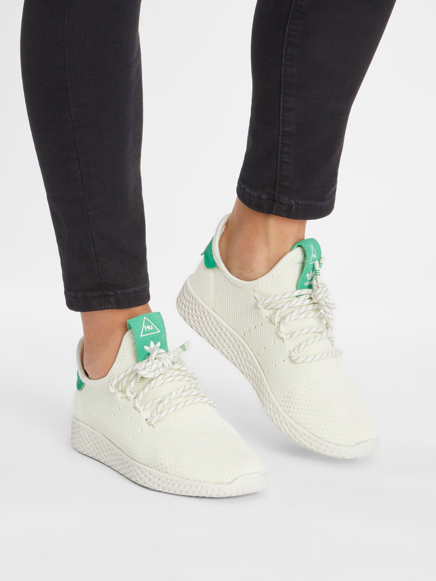 ADIDAS ORIGINALS Sneaker low 'Hu' verde / alb - Pled.ro