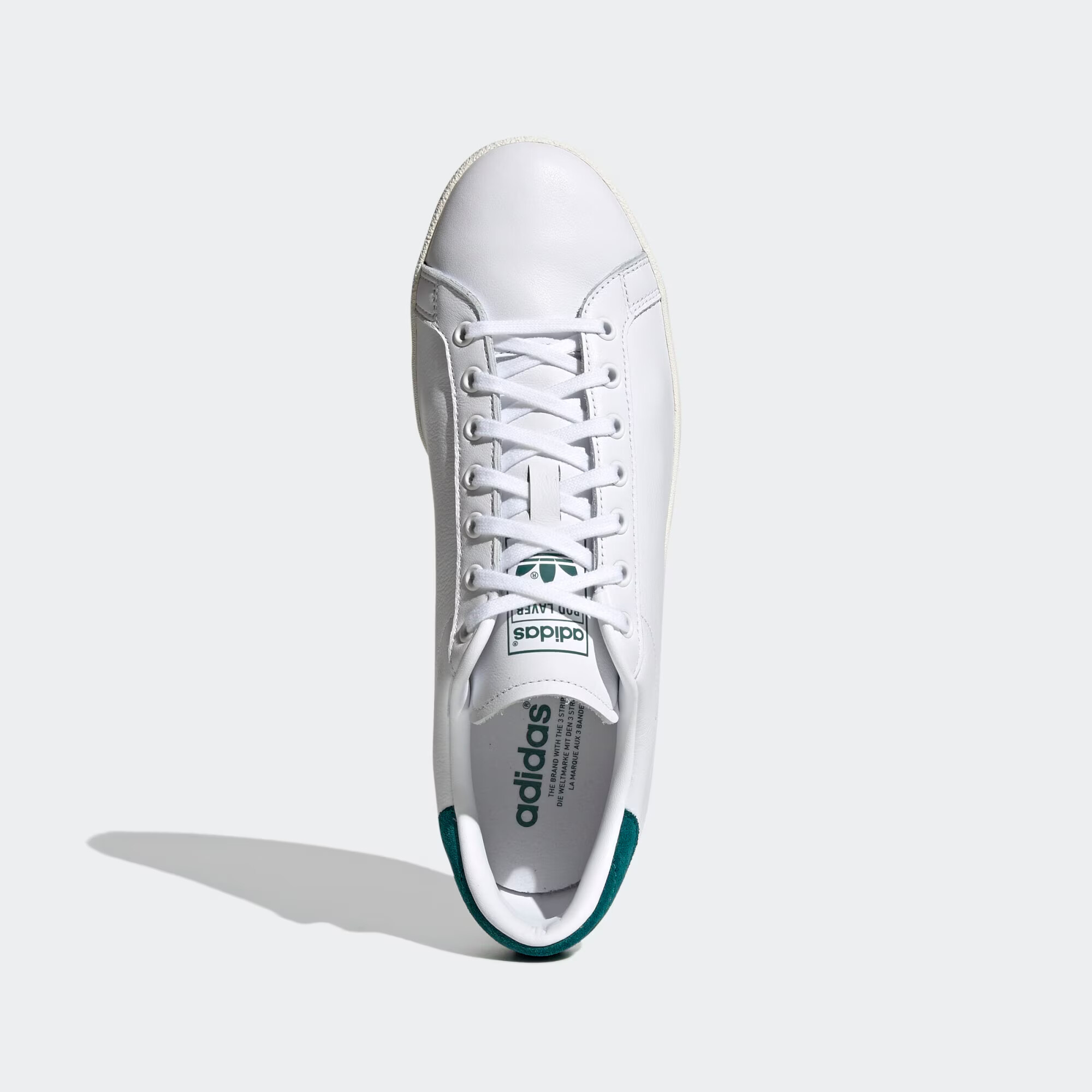 ADIDAS ORIGINALS Sneaker low 'Rod Laver Vintage' verde petrol / alb - Pled.ro