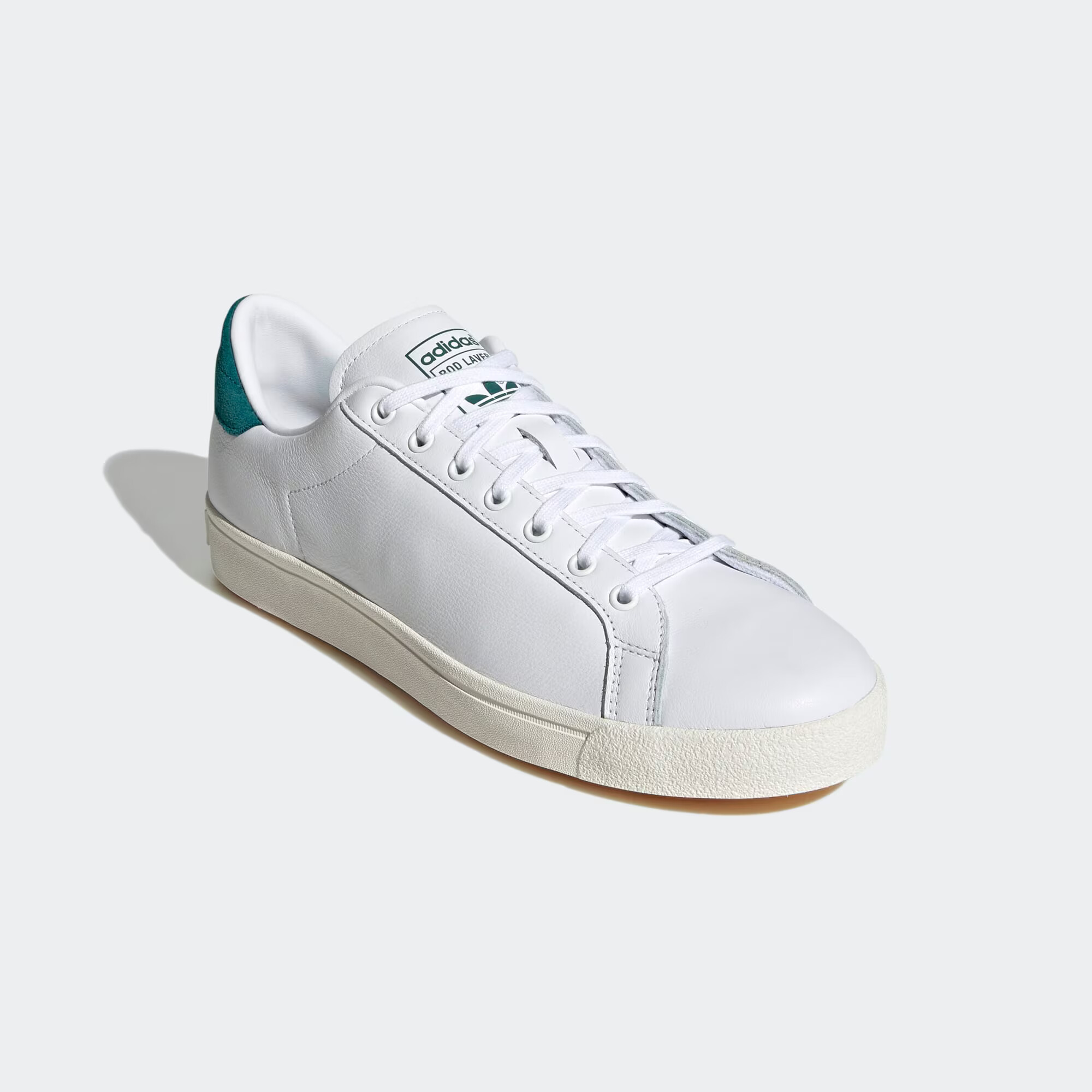 ADIDAS ORIGINALS Sneaker low 'Rod Laver Vintage' verde petrol / alb - Pled.ro