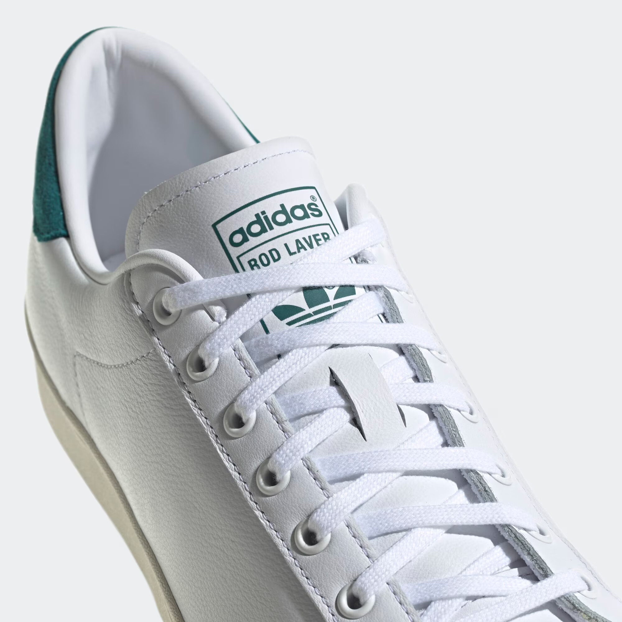 ADIDAS ORIGINALS Sneaker low 'Rod Laver Vintage' verde petrol / alb - Pled.ro