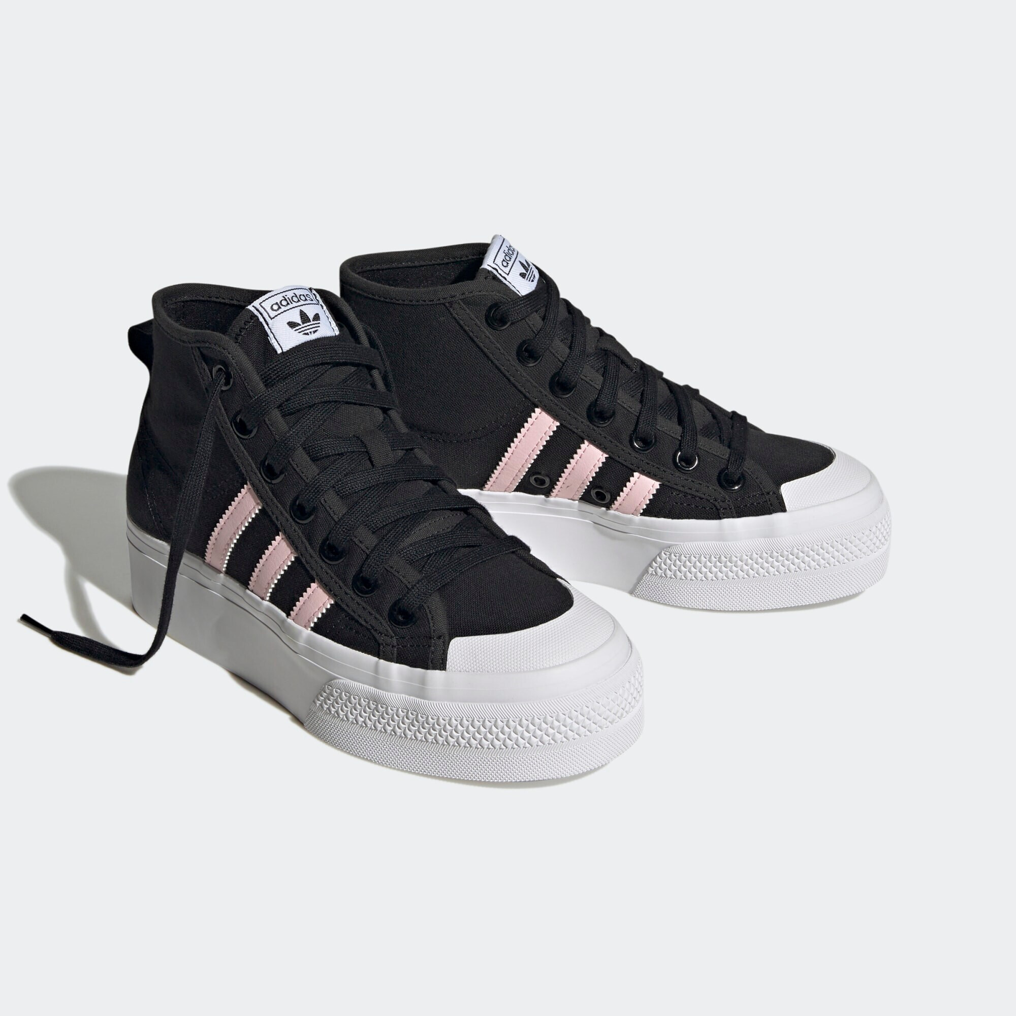 ADIDAS ORIGINALS Sneaker 'Nizza' roz pastel / negru / alb - Pled.ro