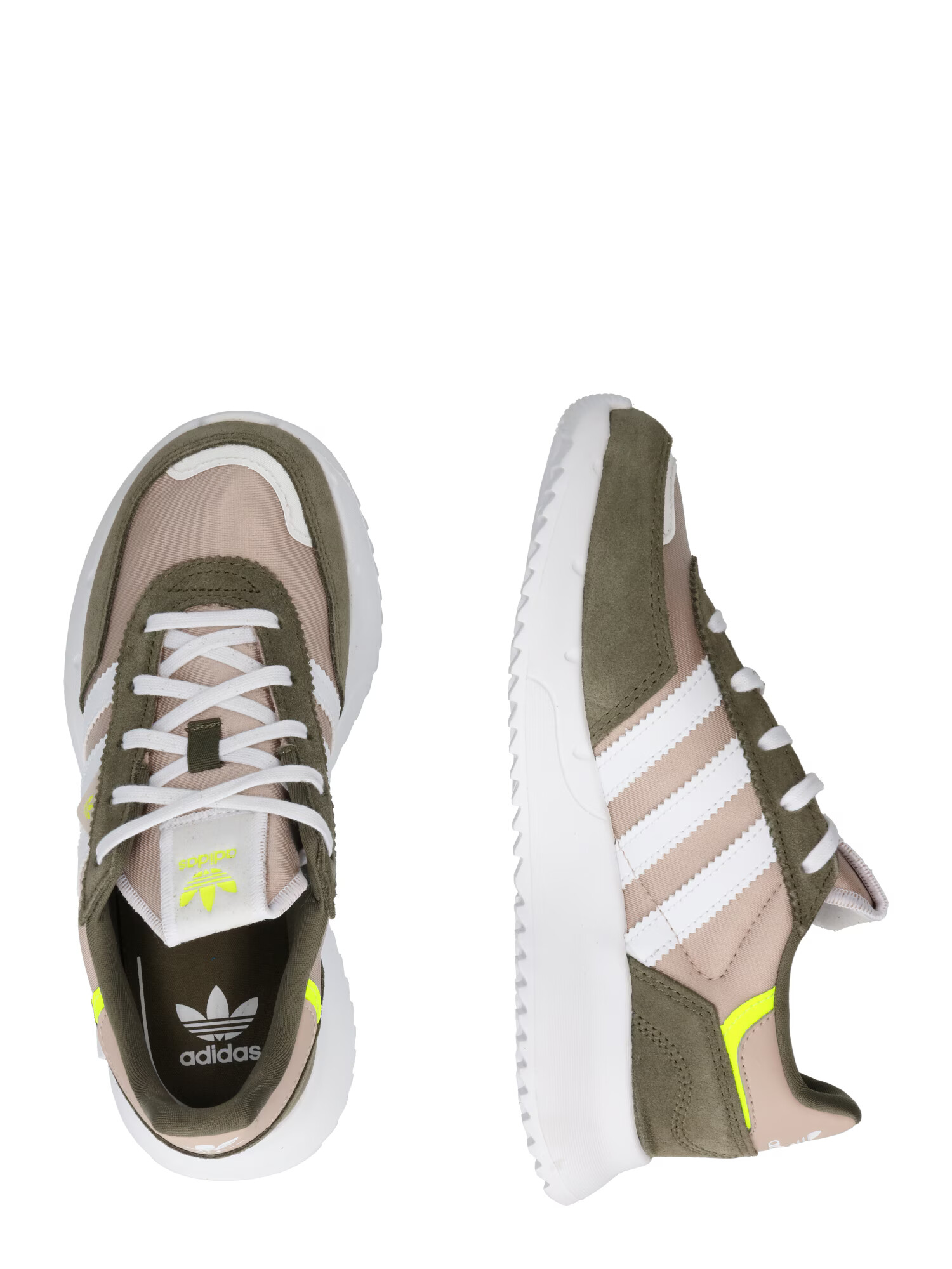 ADIDAS ORIGINALS Sneaker 'Retropy F2' maro / galben / kaki / alb - Pled.ro