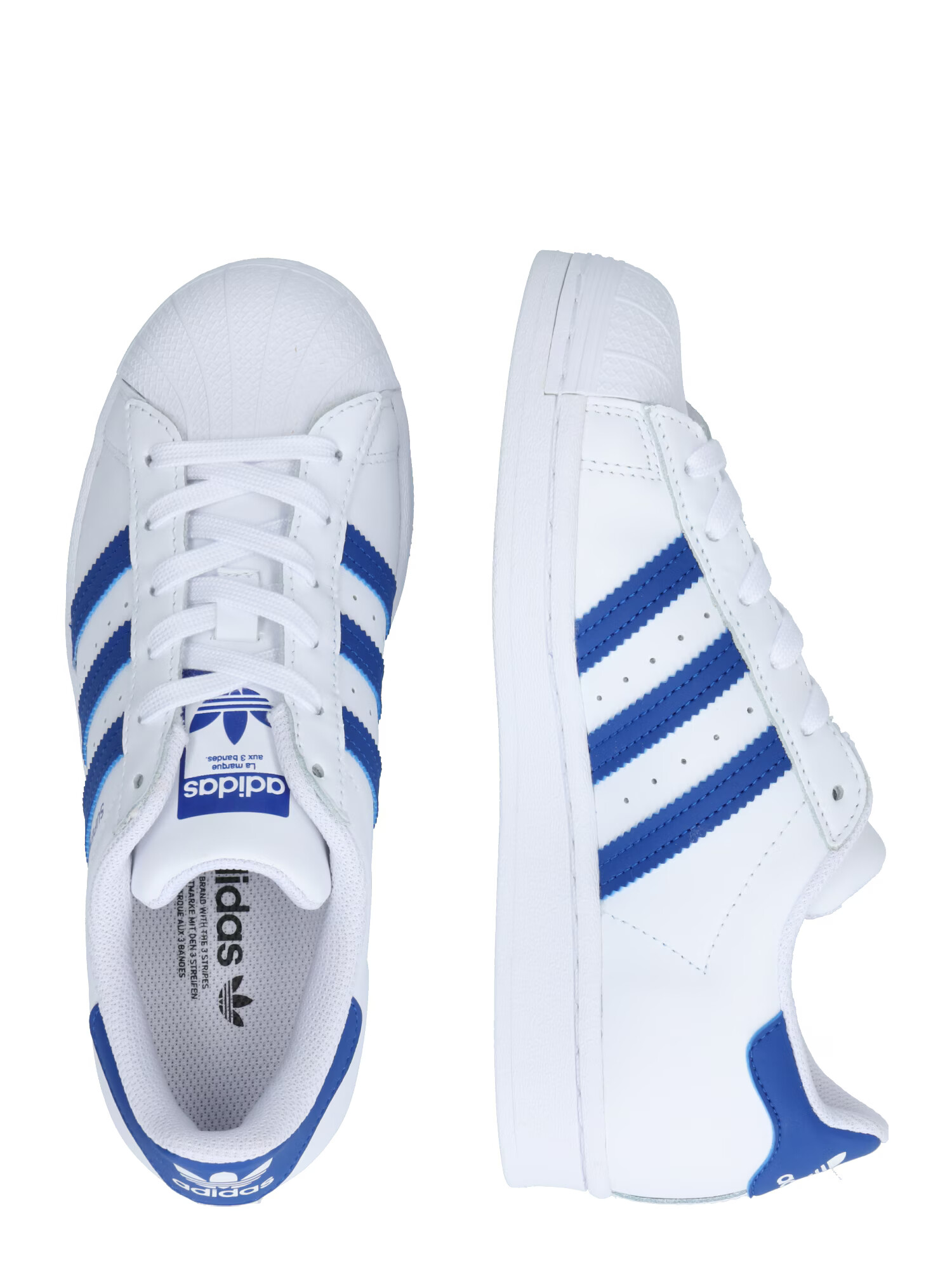 ADIDAS ORIGINALS Sneaker 'Superstar' albastru / alb - Pled.ro