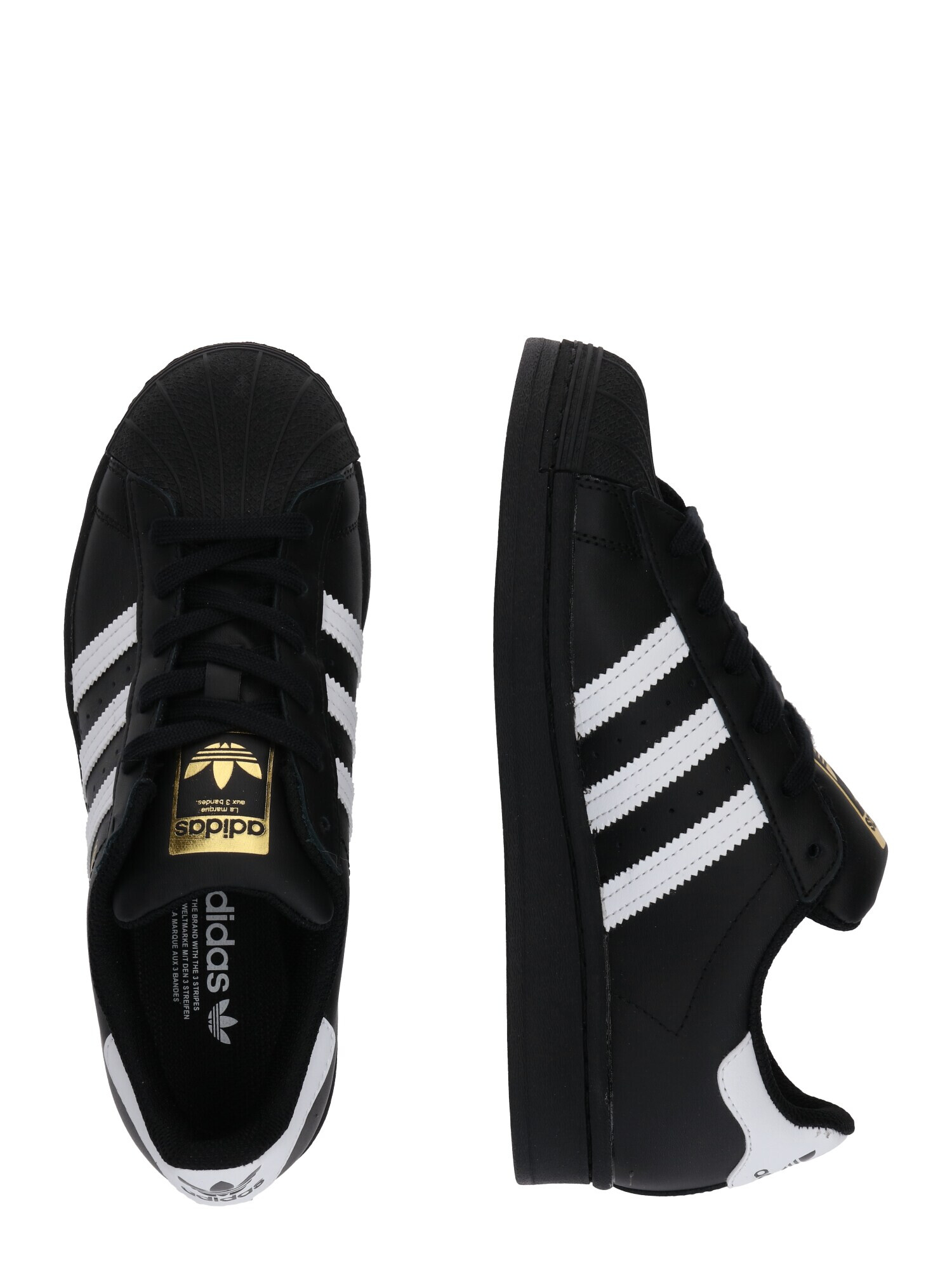 ADIDAS ORIGINALS Sneaker 'Superstar' auriu / negru / alb - Pled.ro