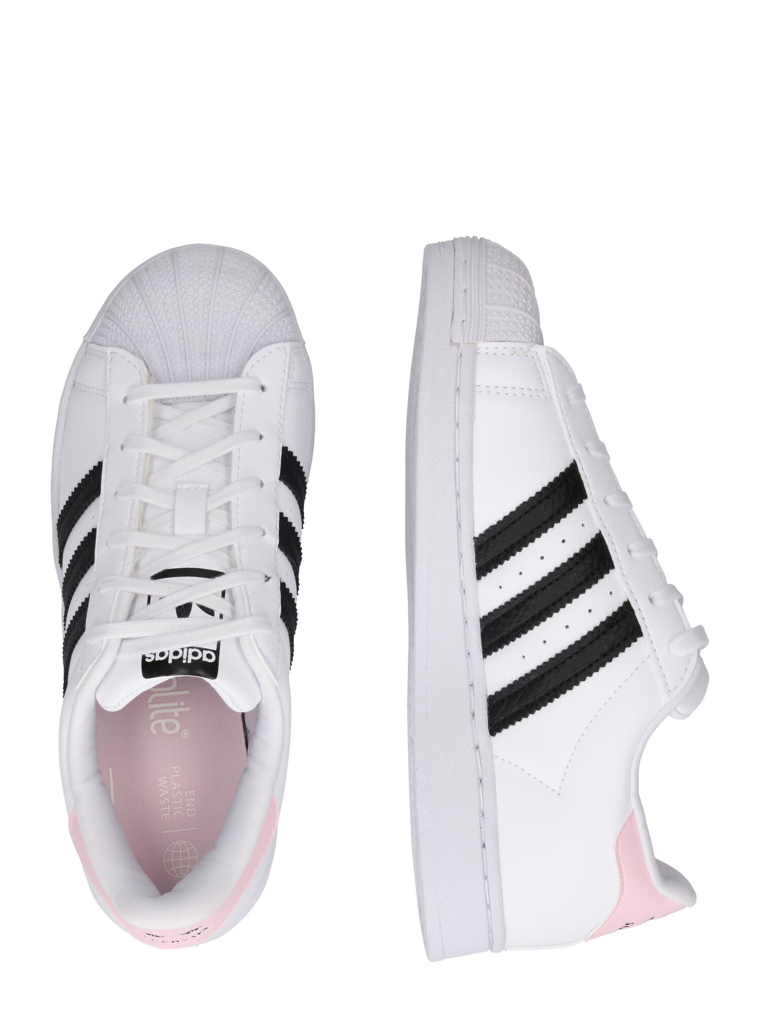 ADIDAS ORIGINALS Sneaker 'SUPERSTAR' roz / negru / alb - Pled.ro