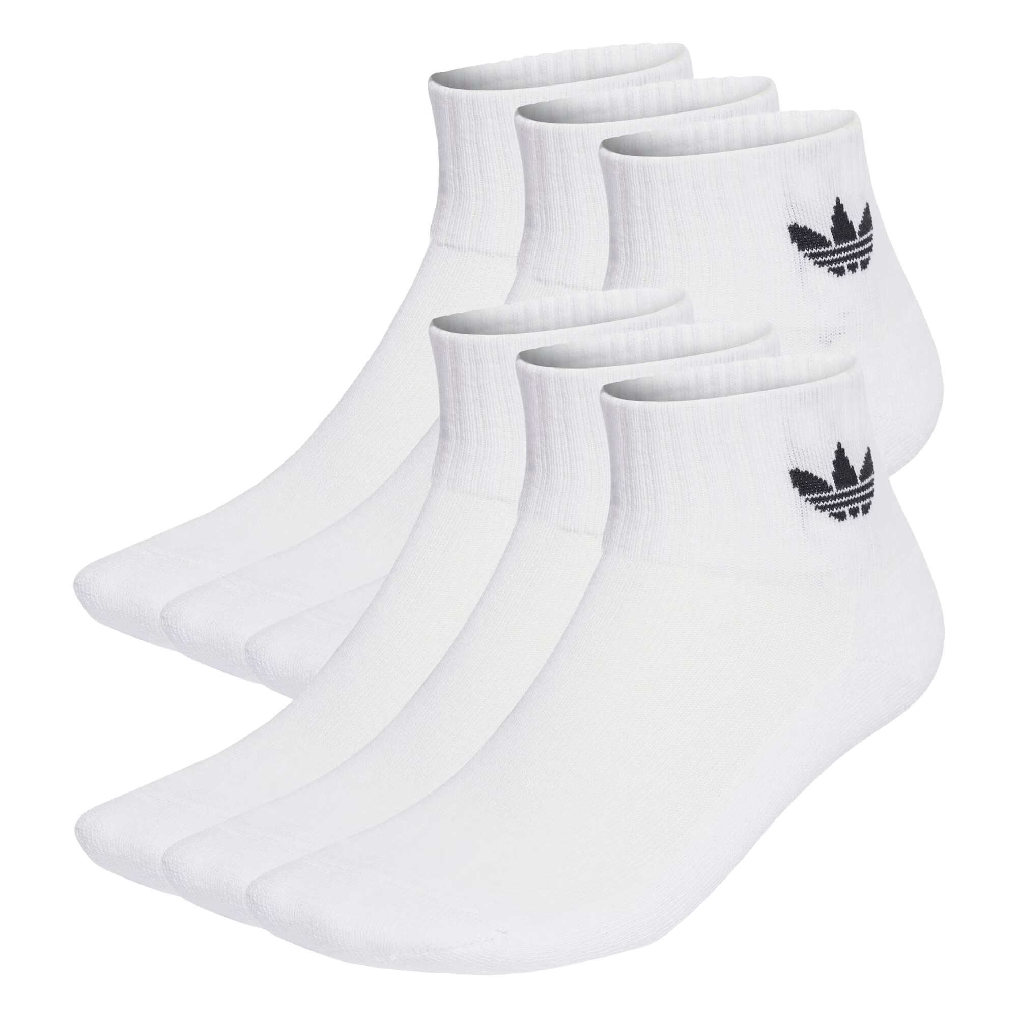 ADIDAS ORIGINALS Șosete 'Mid ' negru / alb - Pled.ro