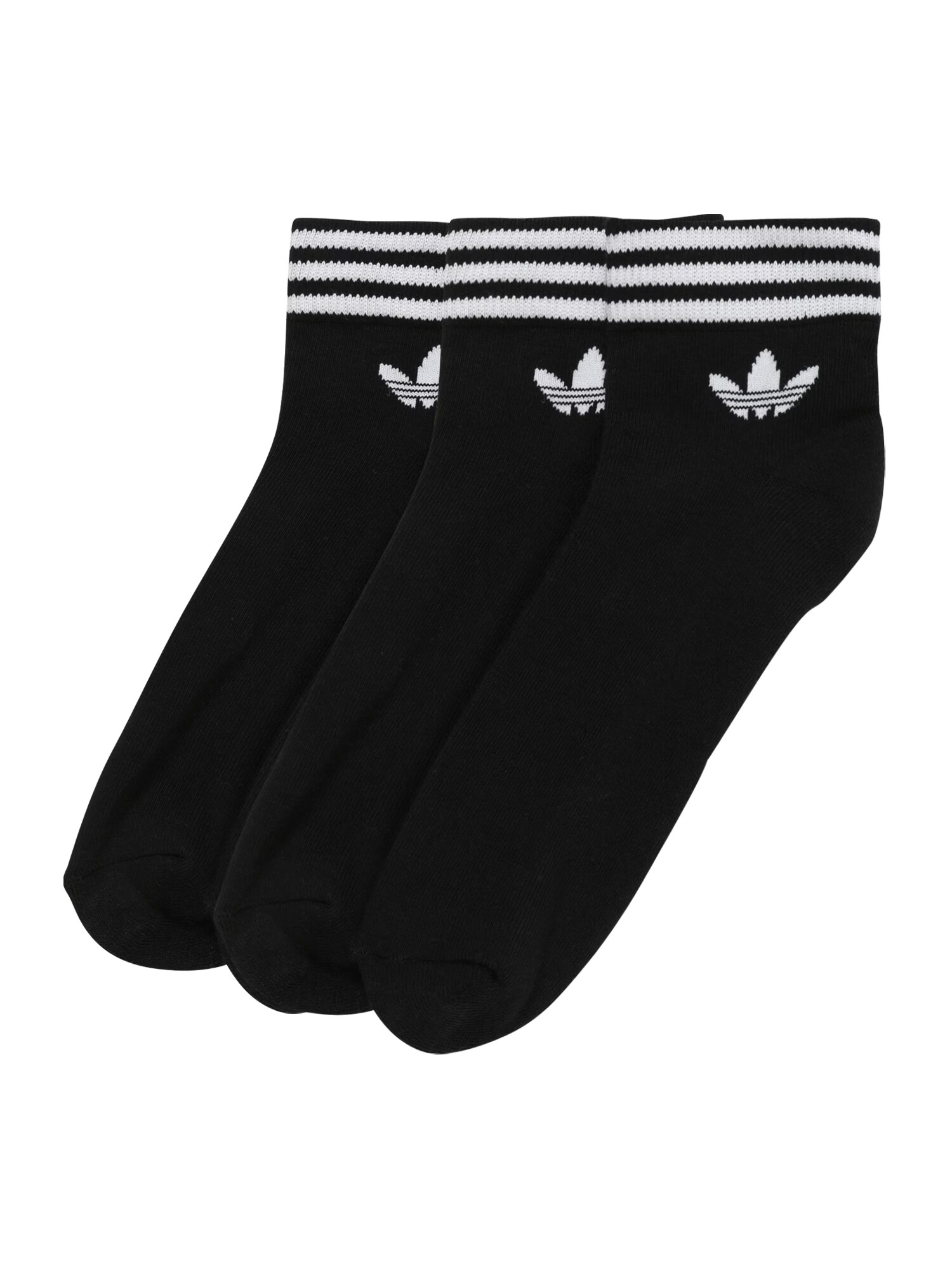 ADIDAS ORIGINALS Șosete 'Island Club Trefoil' negru / alb - Pled.ro