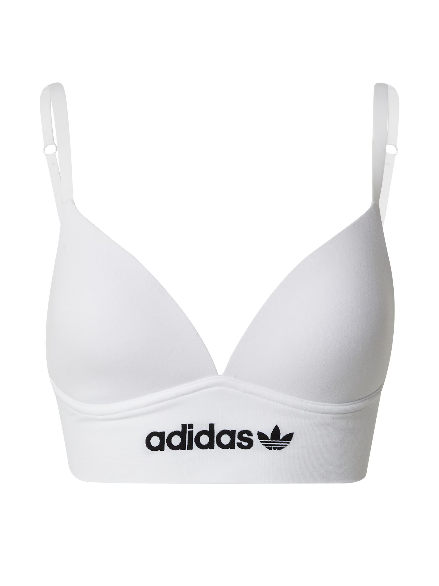 ADIDAS ORIGINALS Sutien negru / alb - Pled.ro