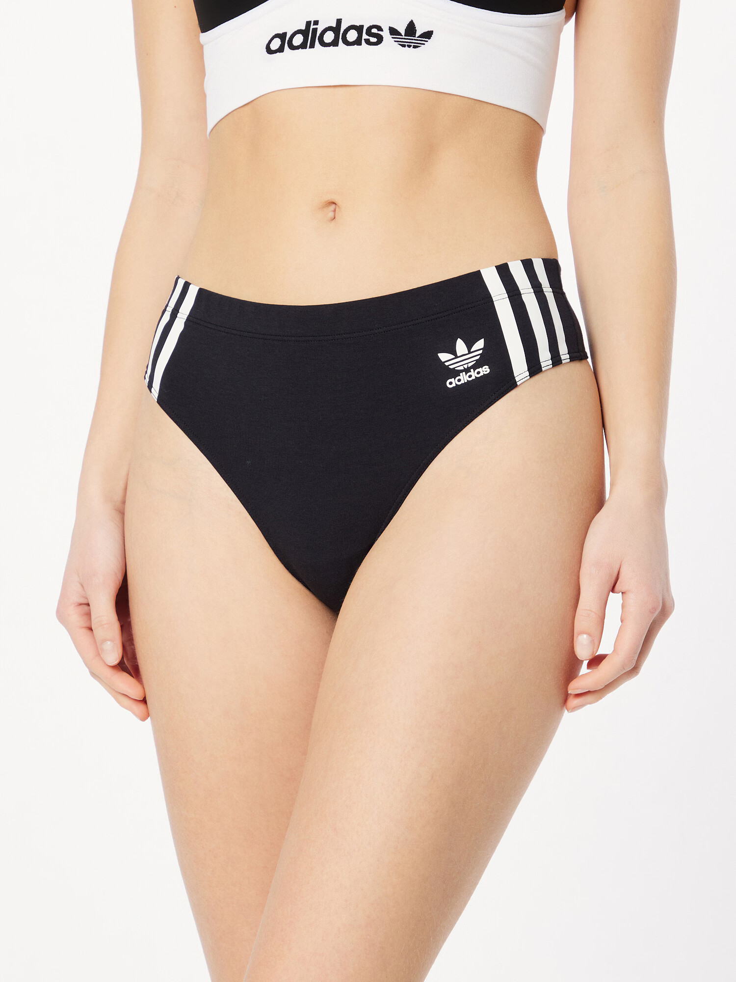 ADIDAS ORIGINALS Slip negru / alb - Pled.ro