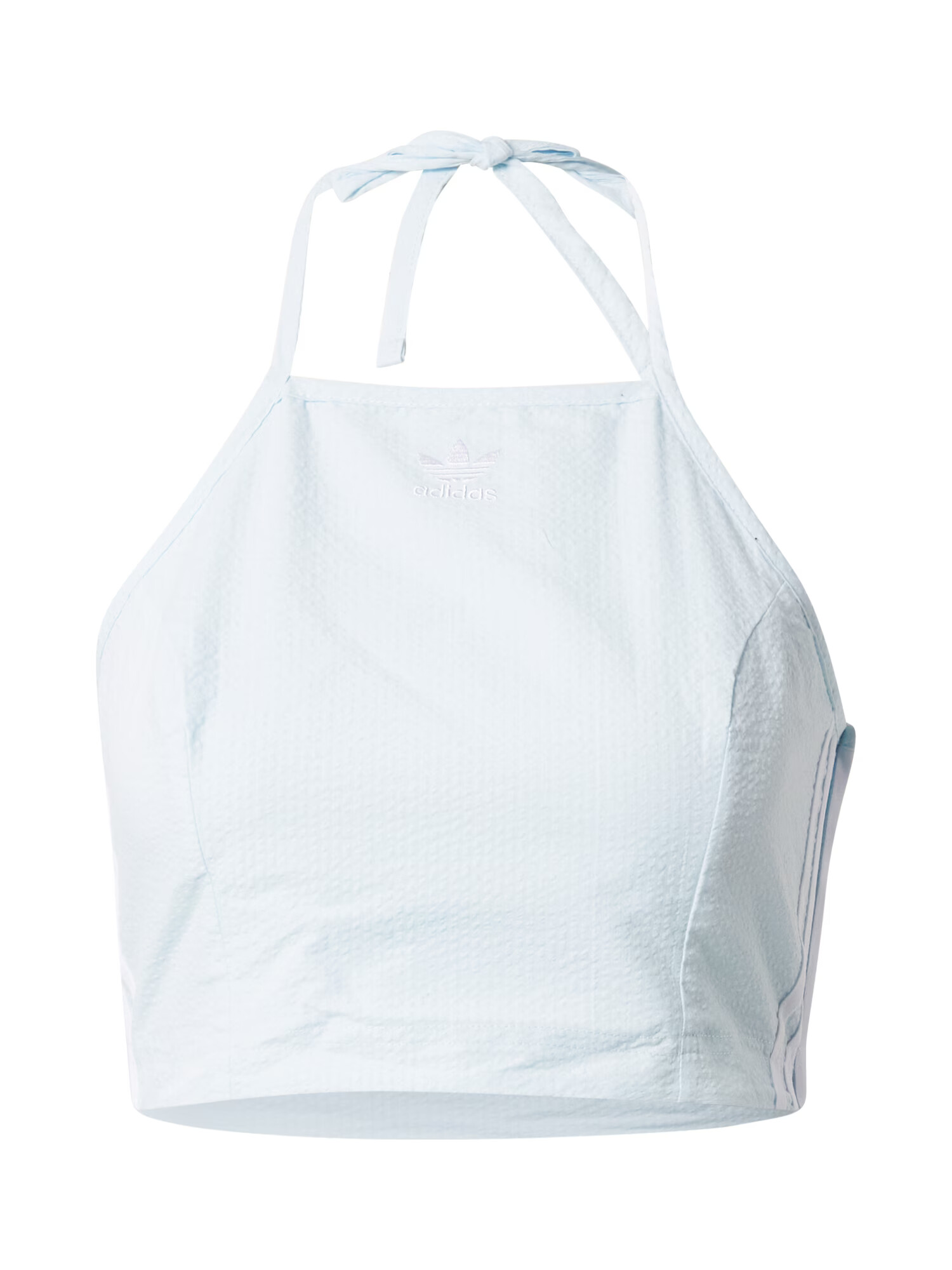 ADIDAS ORIGINALS Top 'Adicolor Classics Poplin Halter-Neck' albastru deschis - Pled.ro