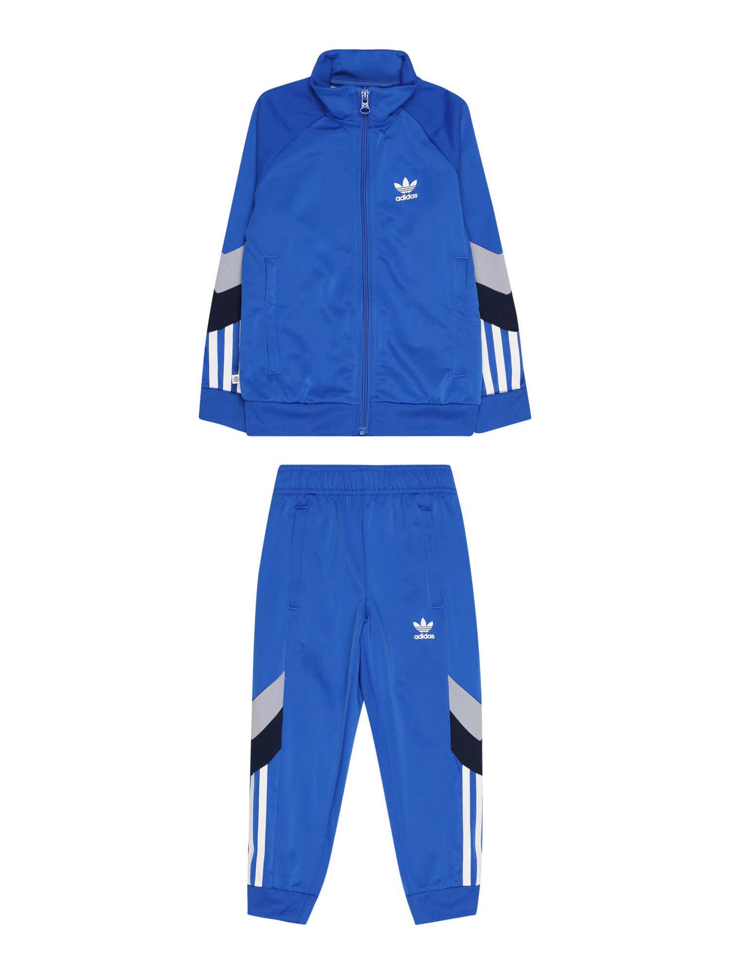 ADIDAS ORIGINALS Trening 'Tracksuit' albastru cobalt / albastru regal / gri deschis / alb - Pled.ro