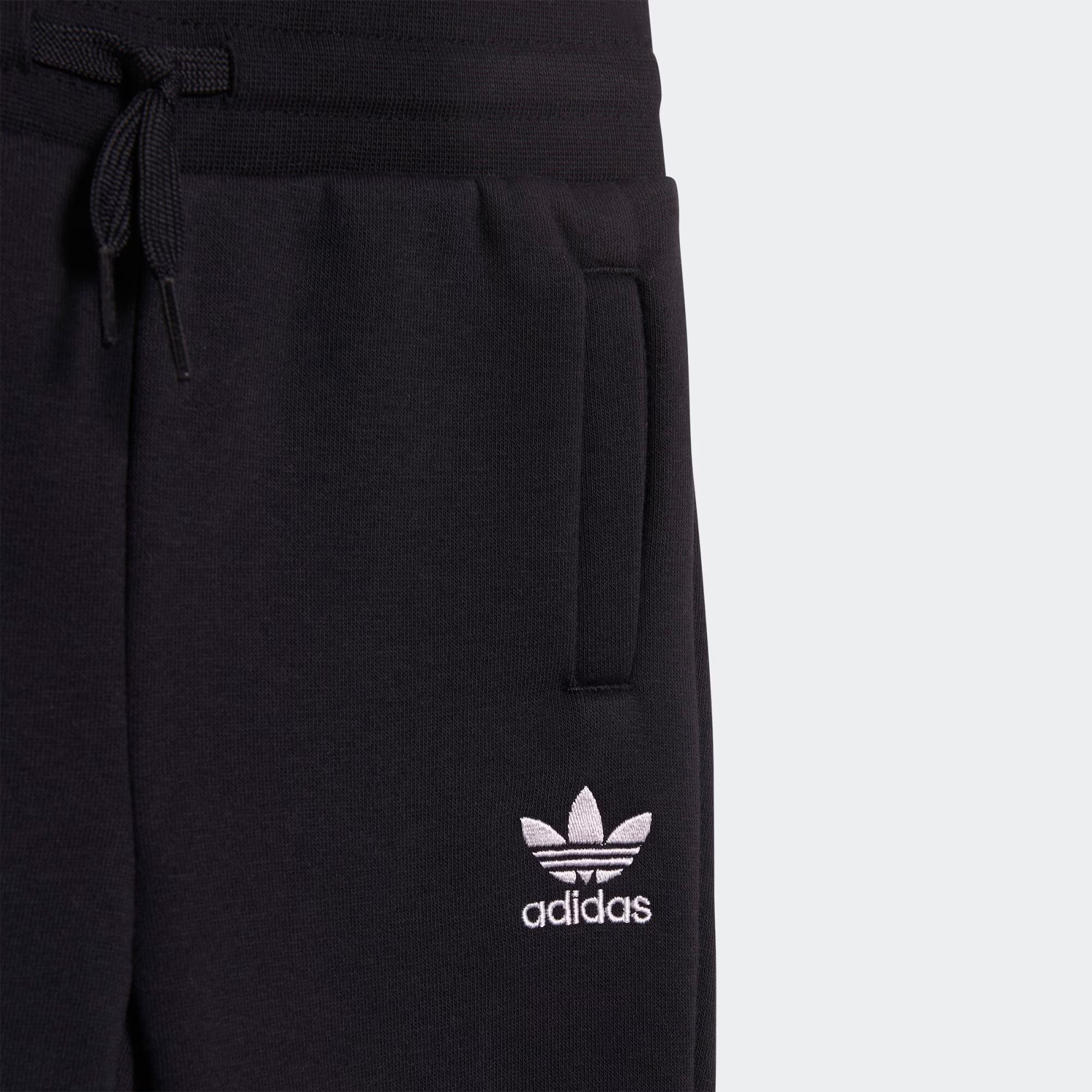 ADIDAS ORIGINALS Trening 'Adicolor Crew' negru / alb - Pled.ro