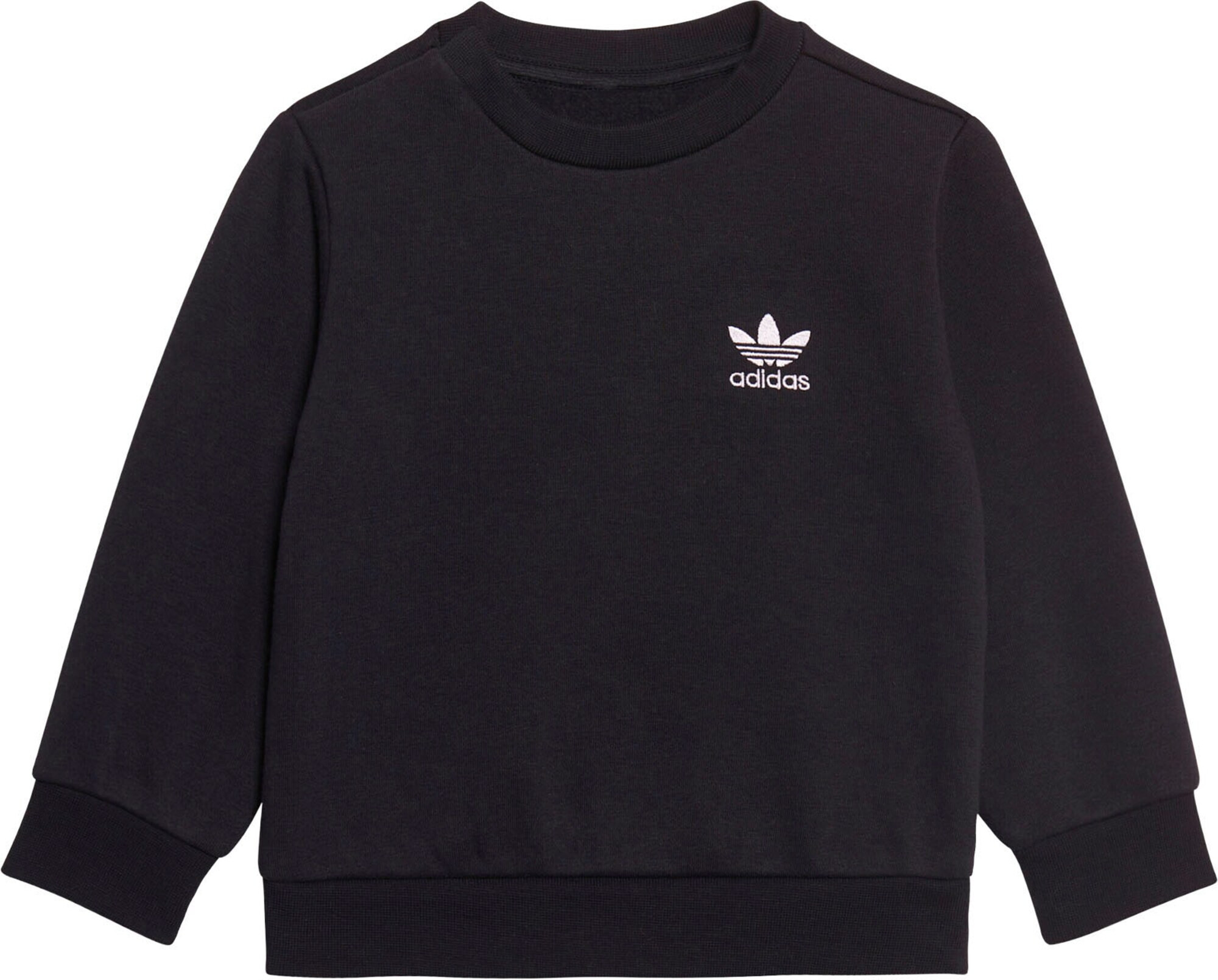 ADIDAS ORIGINALS Trening 'Adicolor Crew' negru / alb - Pled.ro