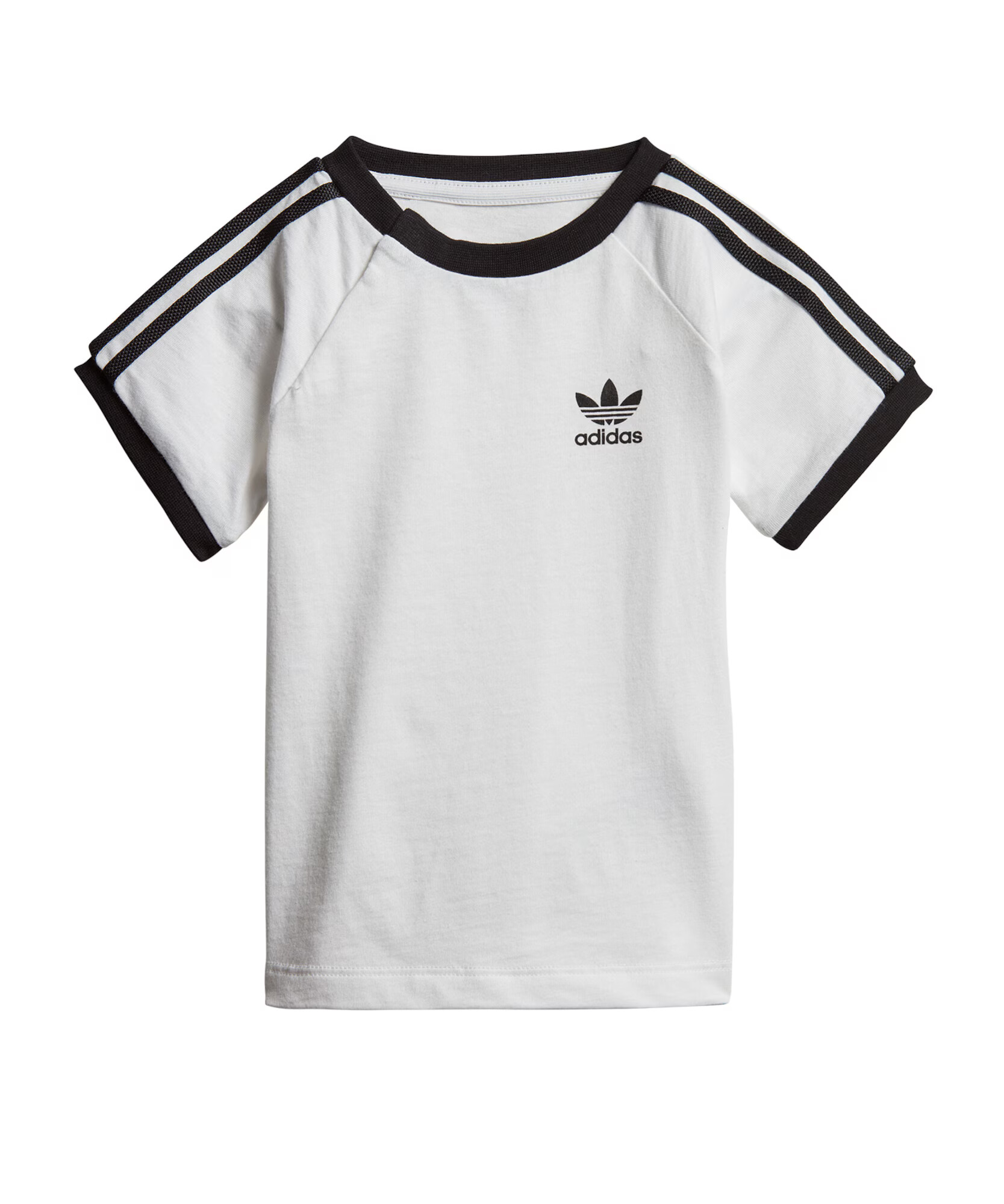 ADIDAS ORIGINALS Tricou '3-Stripes' negru / alb - Pled.ro