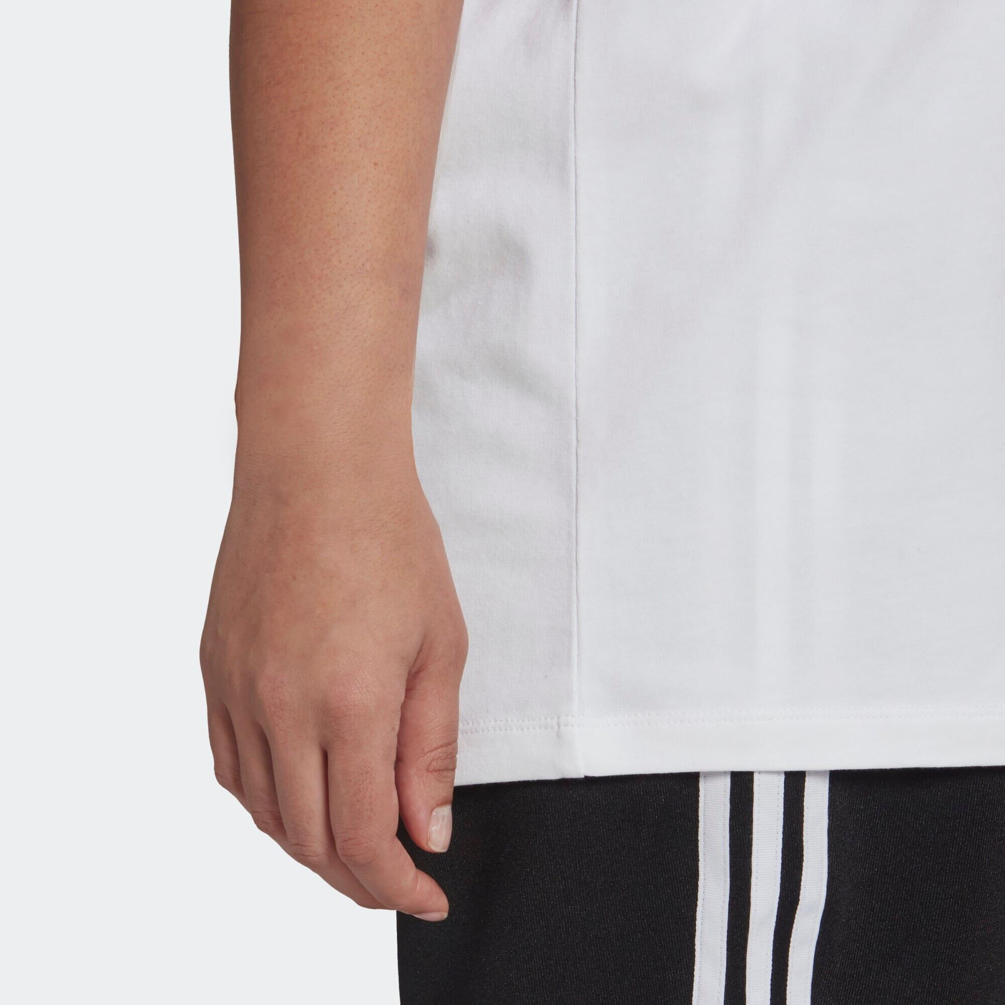 ADIDAS ORIGINALS Tricou 'Adicolor Classics Trefoil ' negru / alb - Pled.ro