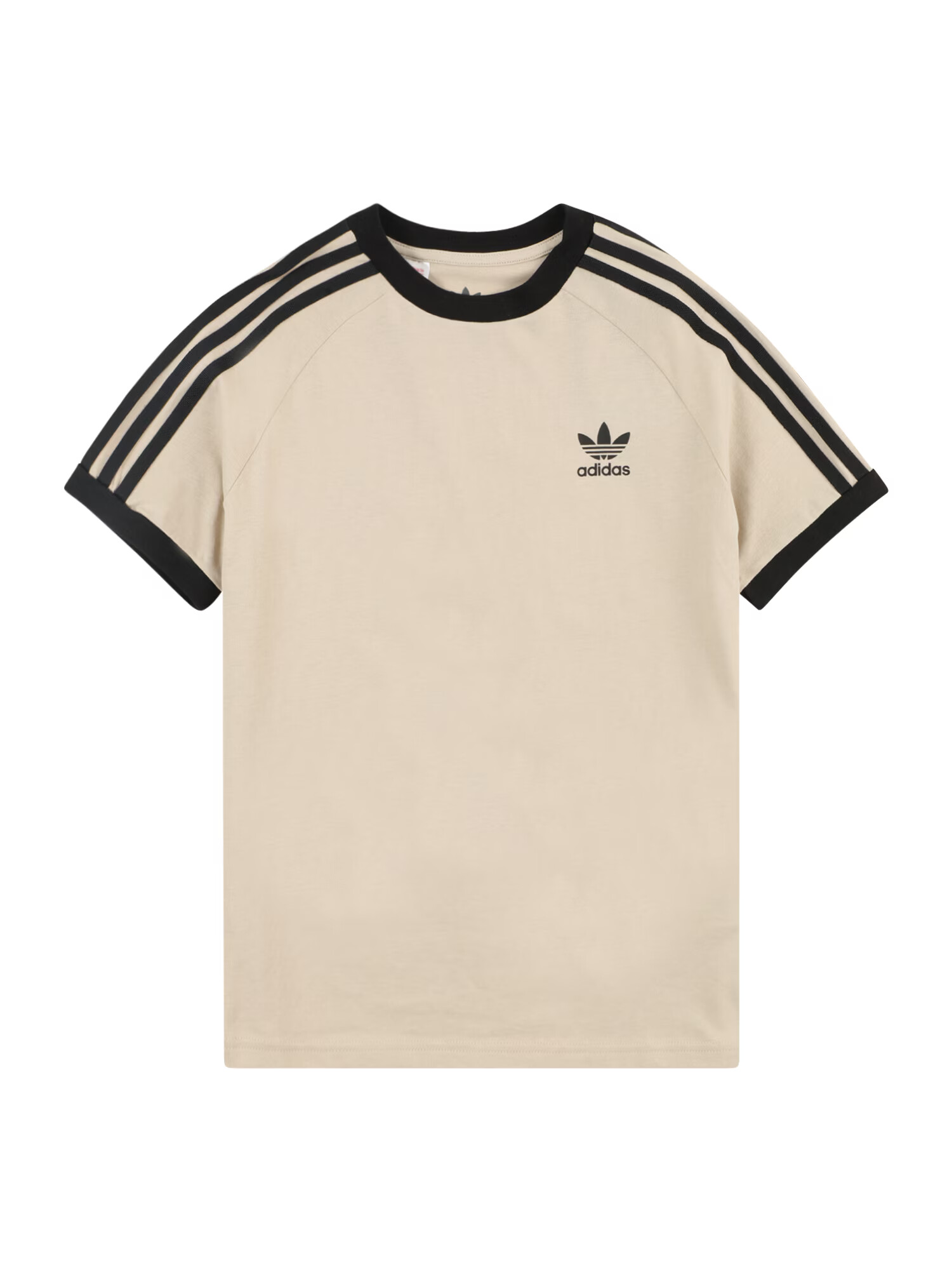 ADIDAS ORIGINALS Tricou 'Adicolor 3-Stripes' bej / negru - Pled.ro