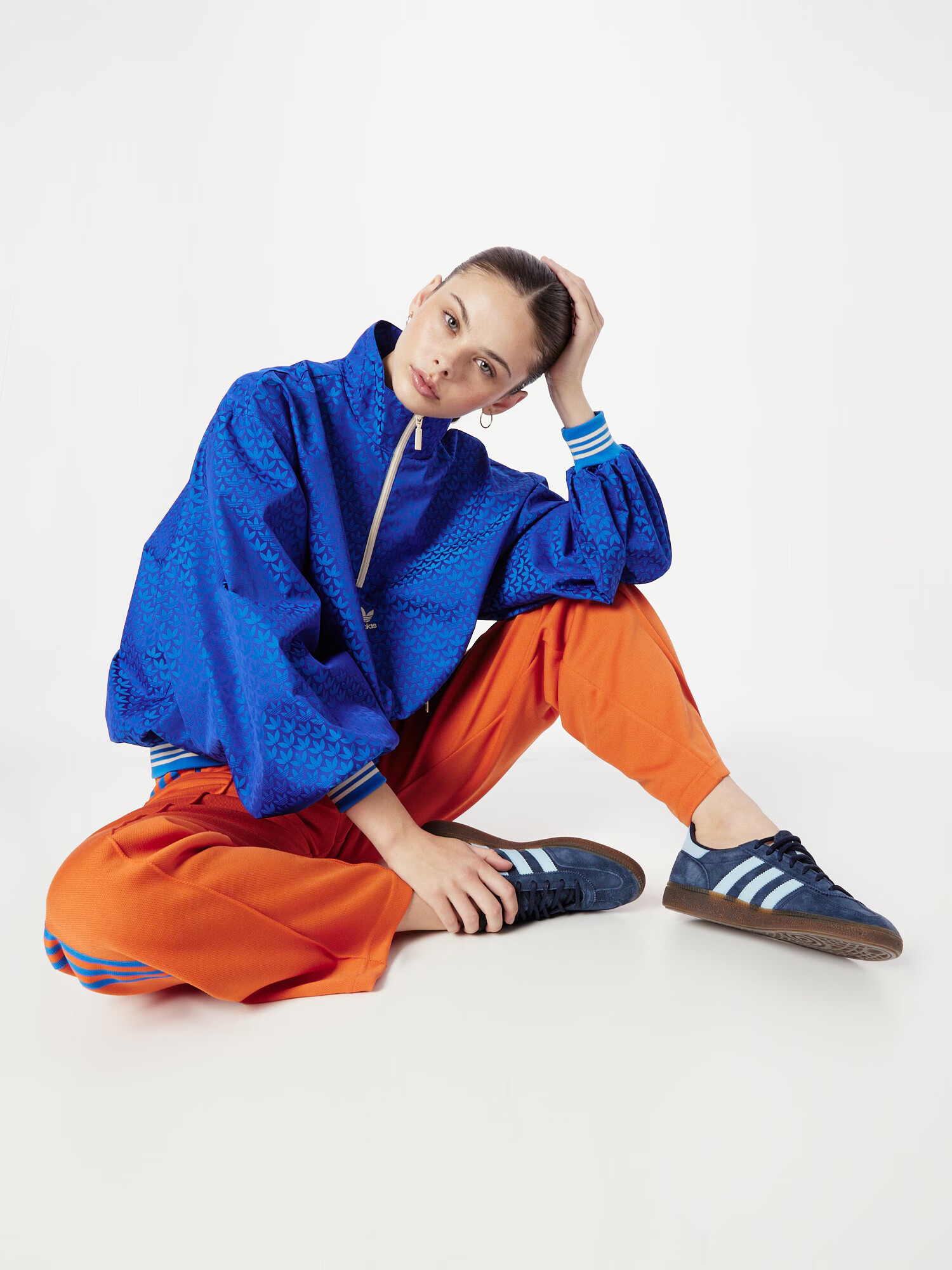 ADIDAS ORIGINALS Tricou 'Adicolor 70S Monogram' albastru / alb - Pled.ro