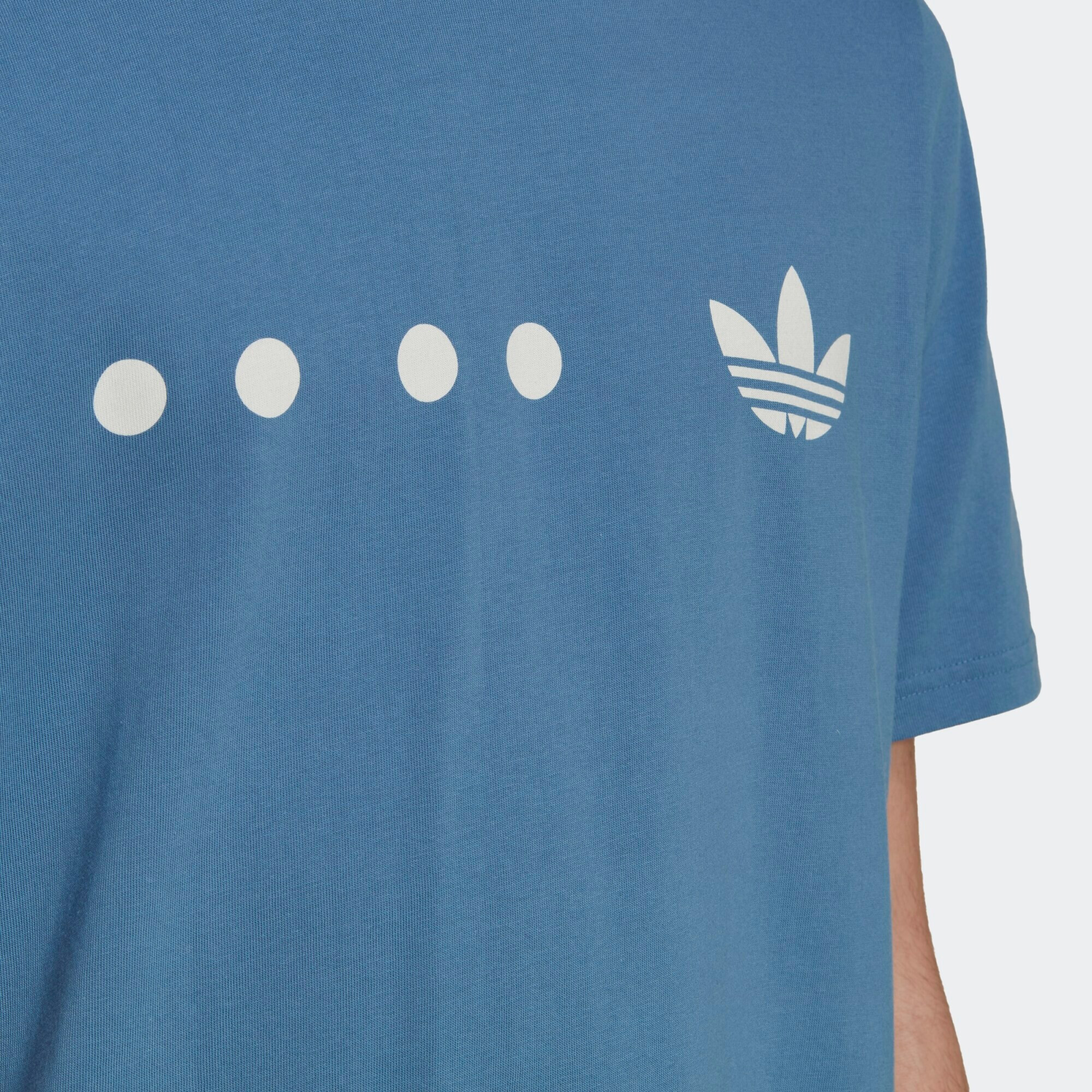 ADIDAS ORIGINALS Tricou albastru / alb - Pled.ro