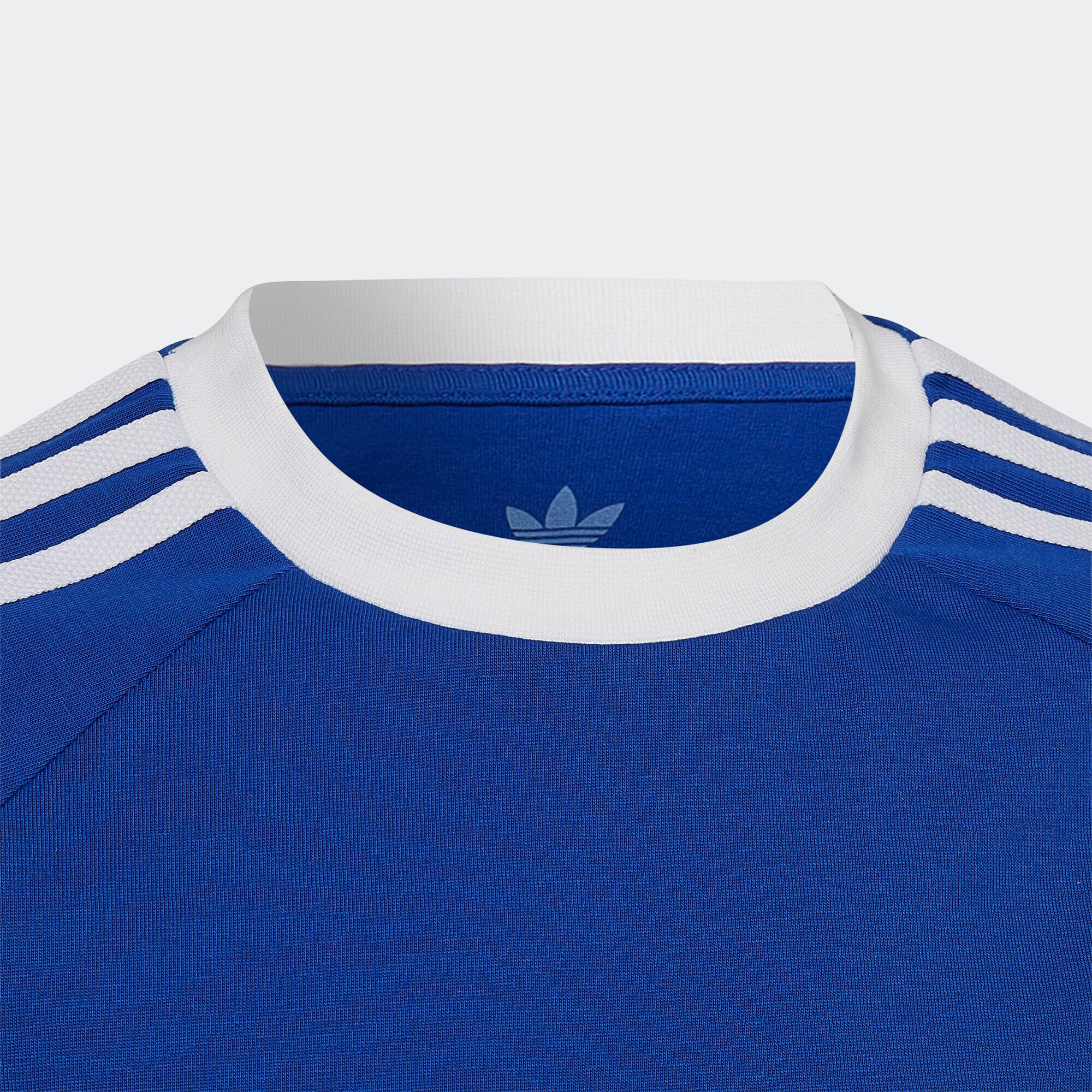 ADIDAS ORIGINALS Tricou 'Adicolor 3-Stripes' albastru / auriu / alb - Pled.ro