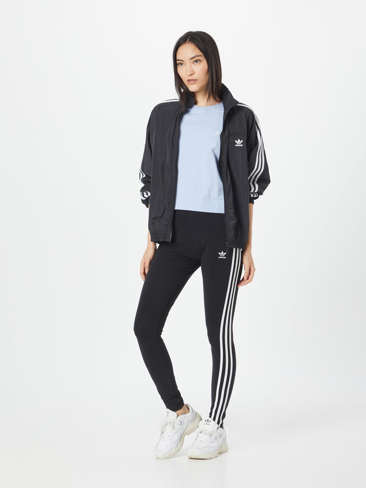 ADIDAS ORIGINALS Tricou 'Premium Essentials' albastru deschis / alb - Pled.ro