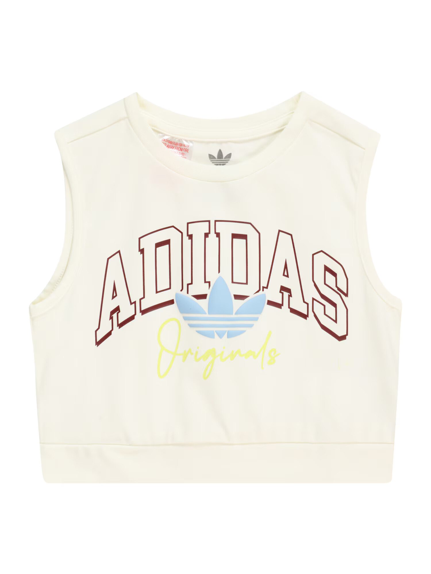 ADIDAS ORIGINALS Tricou 'Coliate Graphic ' albastru deschis / galben / roșu burgundy / alb lână - Pled.ro