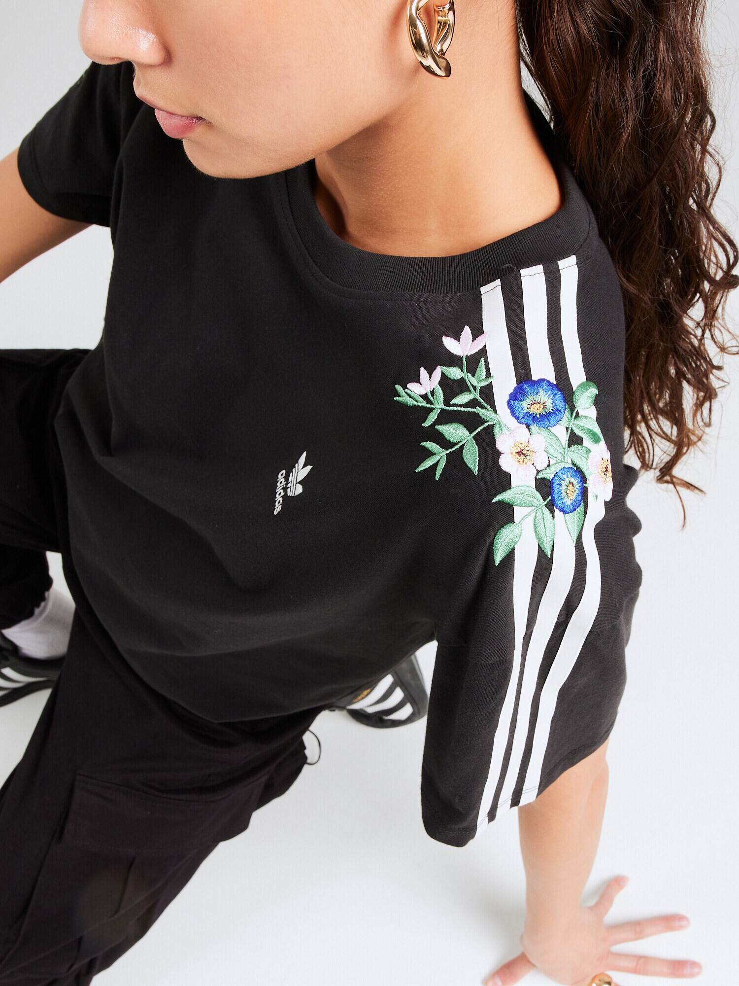 ADIDAS ORIGINALS Tricou albastru închis / negru / alb - Pled.ro