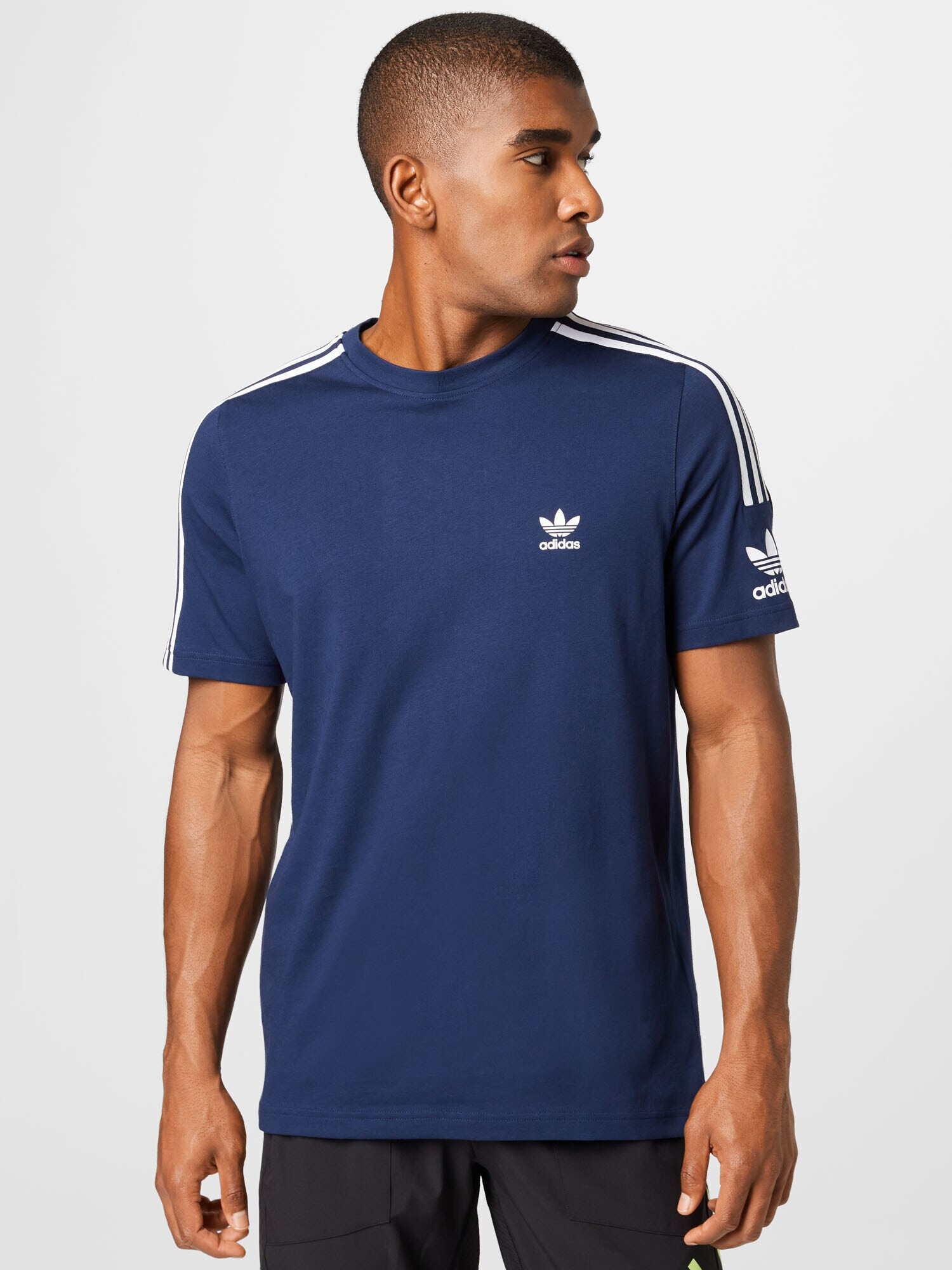 ADIDAS ORIGINALS Tricou albastru marin / alb - Pled.ro