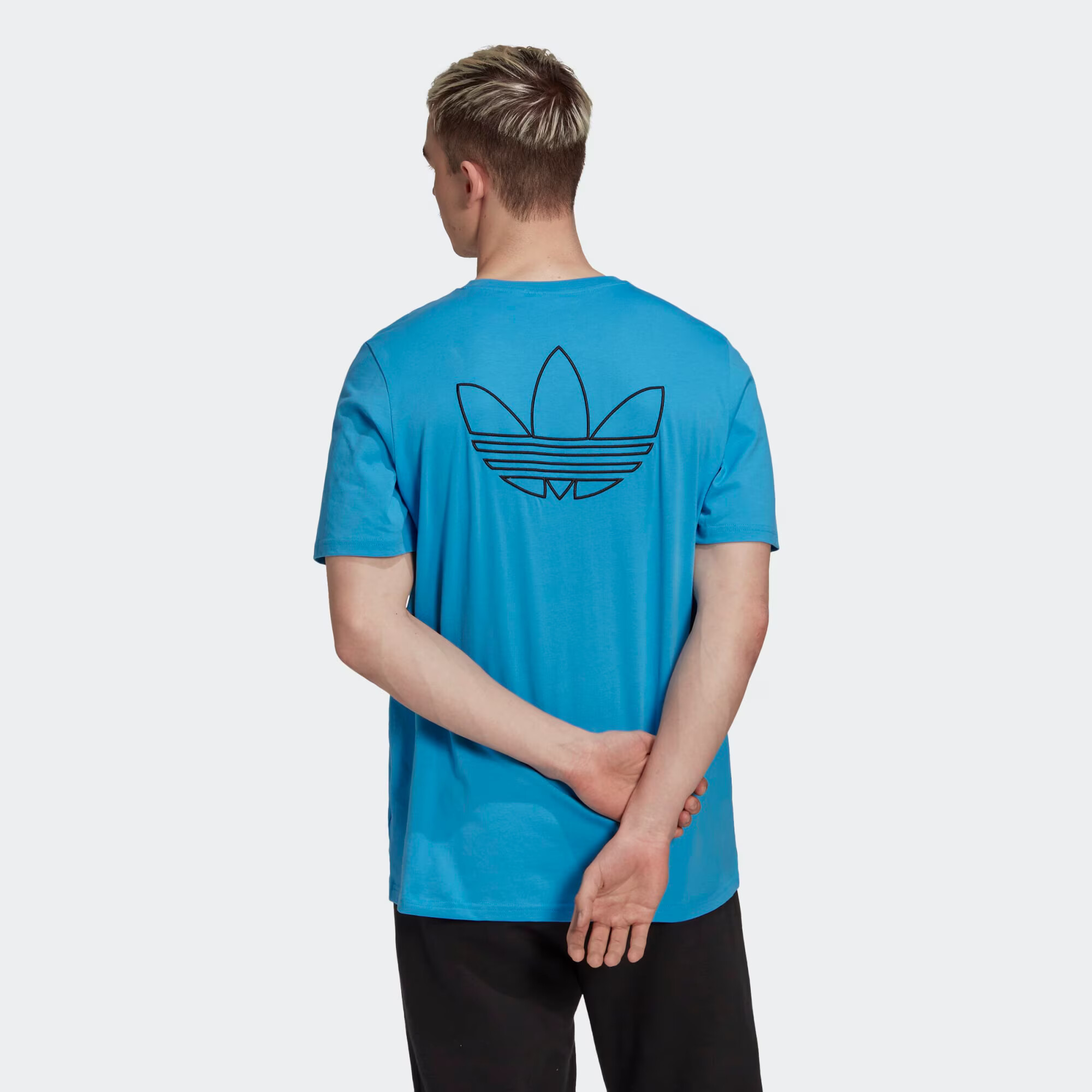 ADIDAS ORIGINALS Tricou azuriu / negru - Pled.ro